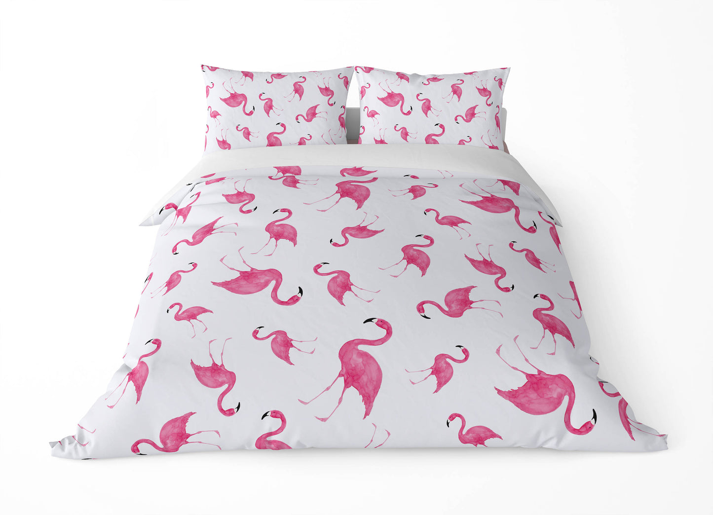 Summer Flamingo Comforter Set