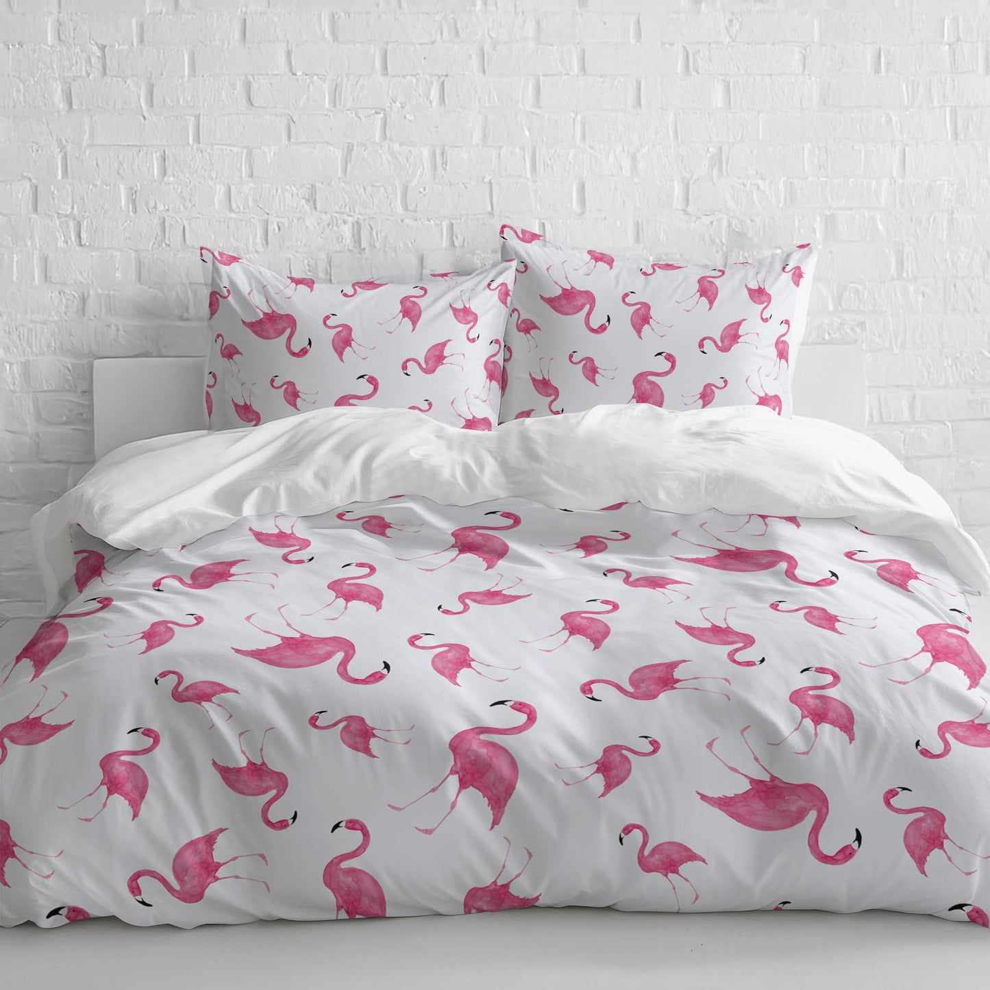 Summer Flamingo Comforter Set
