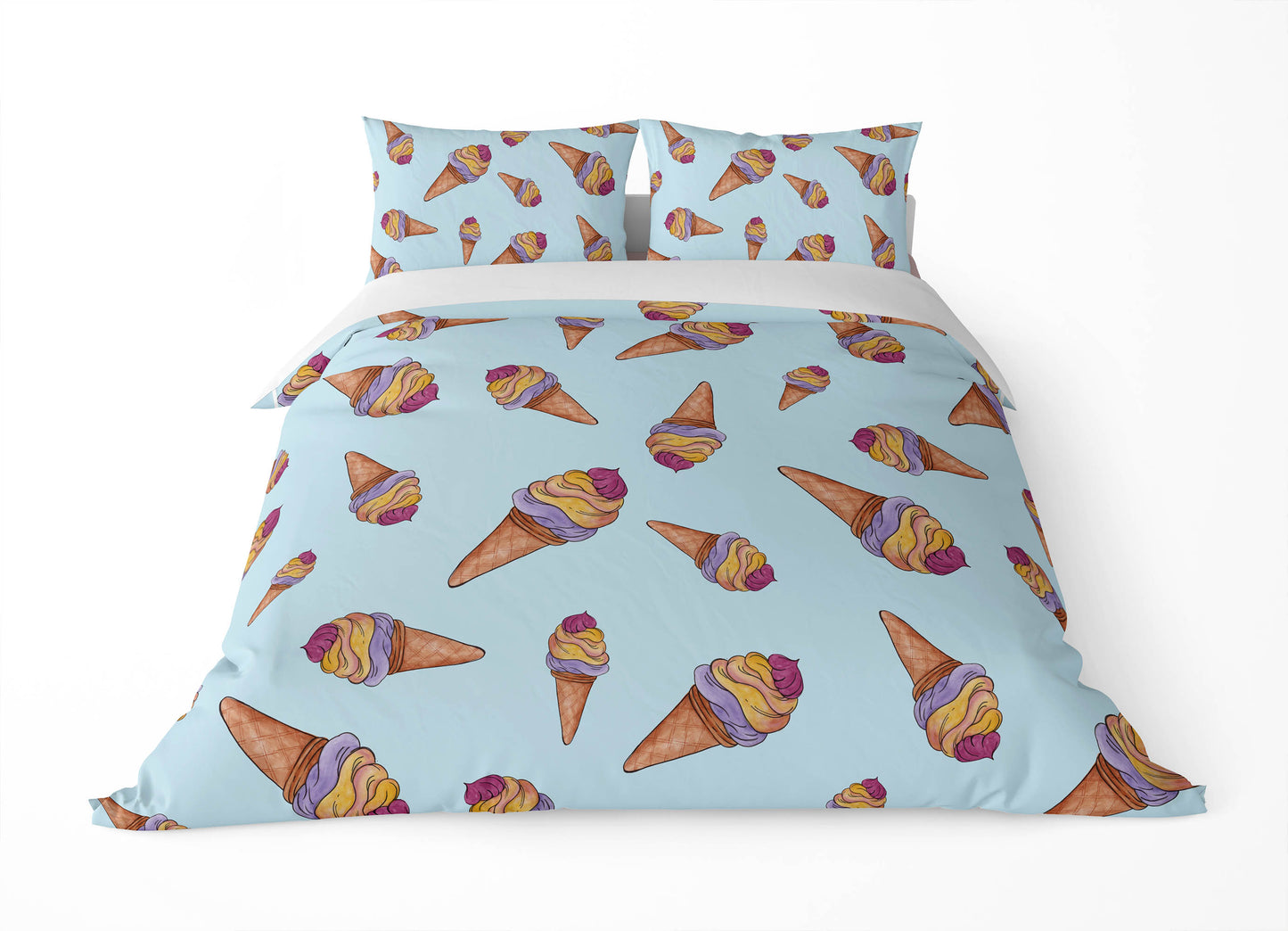 Summer Ice cream Comforter Set