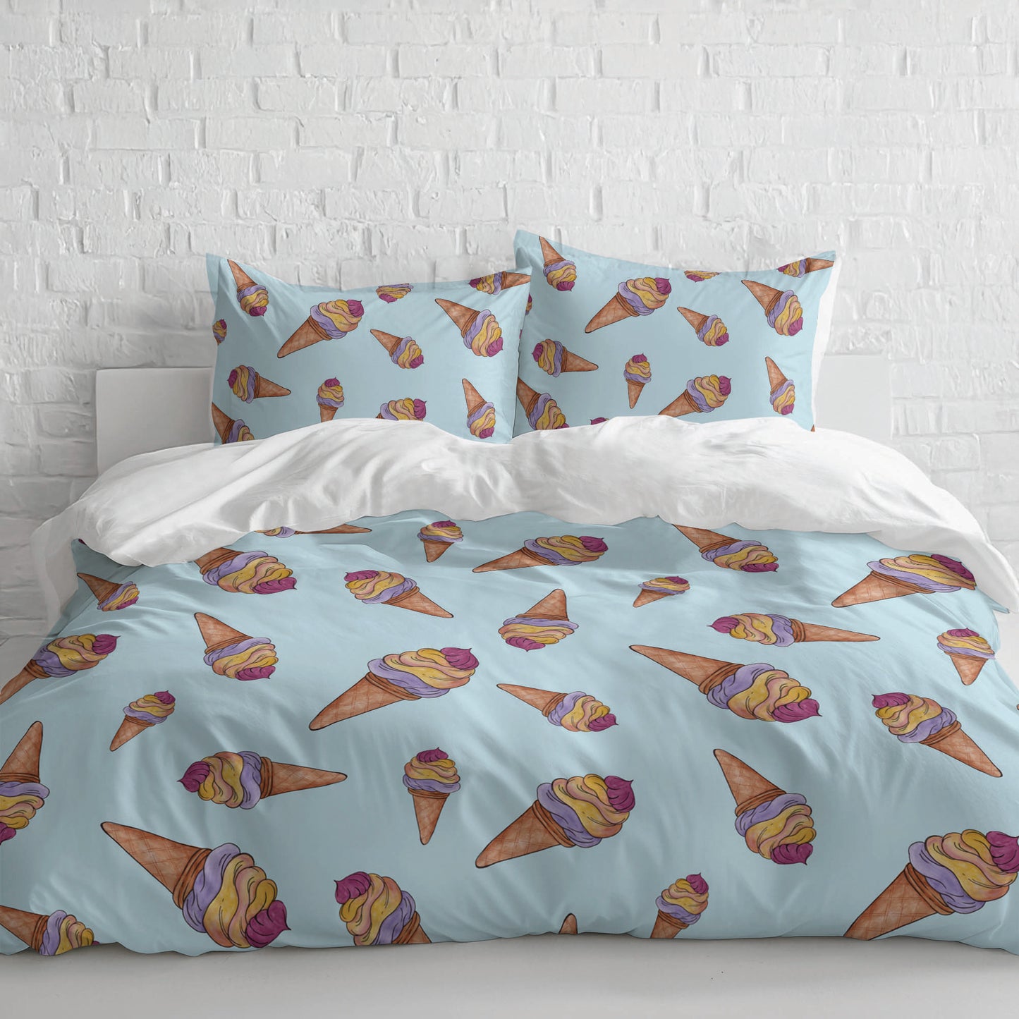 Summer Ice cream Comforter Set