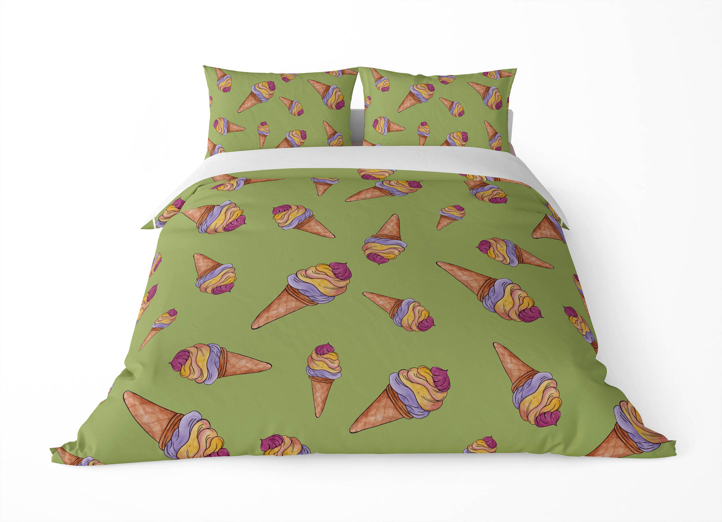 Summer Ice cream Comforter Set