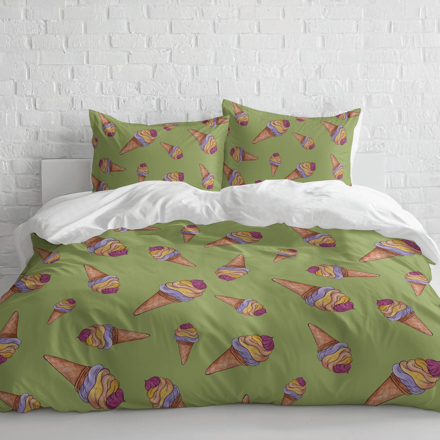 Summer Ice cream Comforter Set