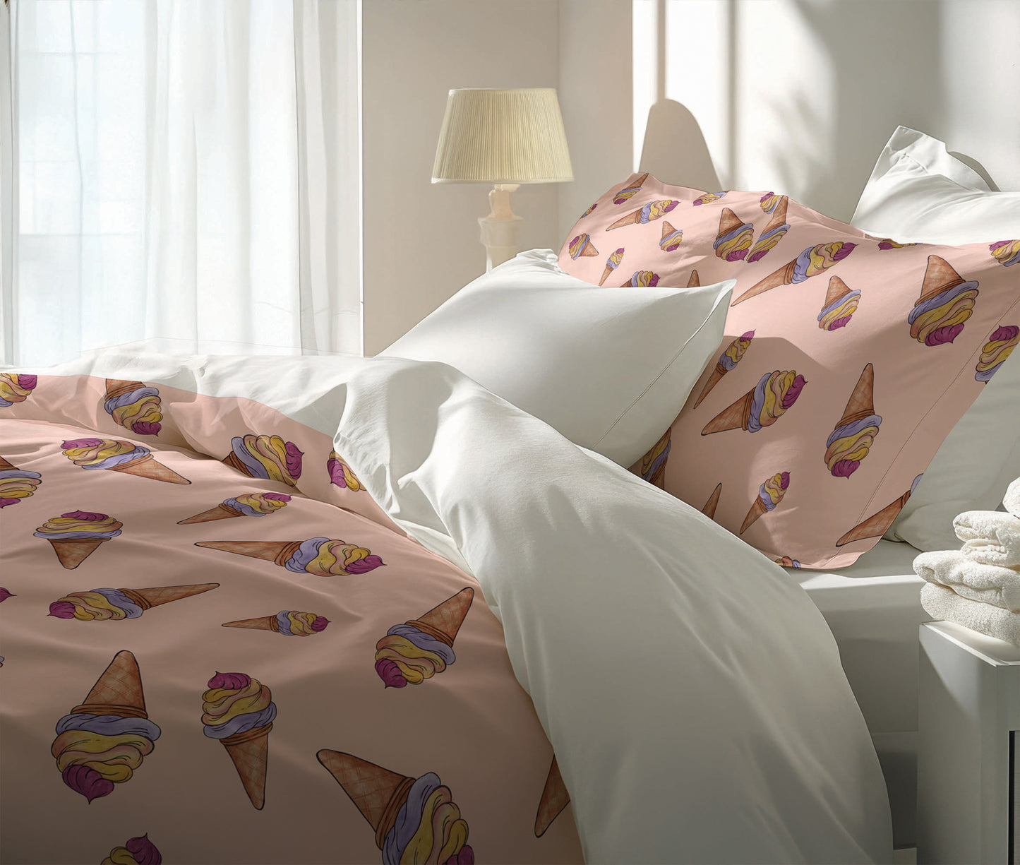 Summer Ice cream Comforter Set