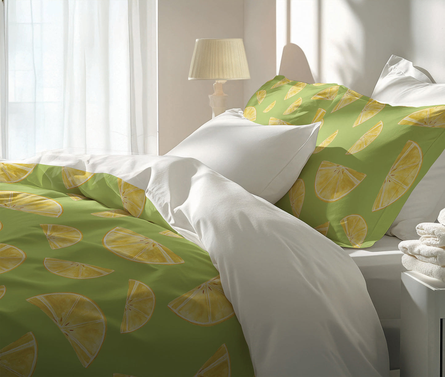 Summer Lemon Comforter Set