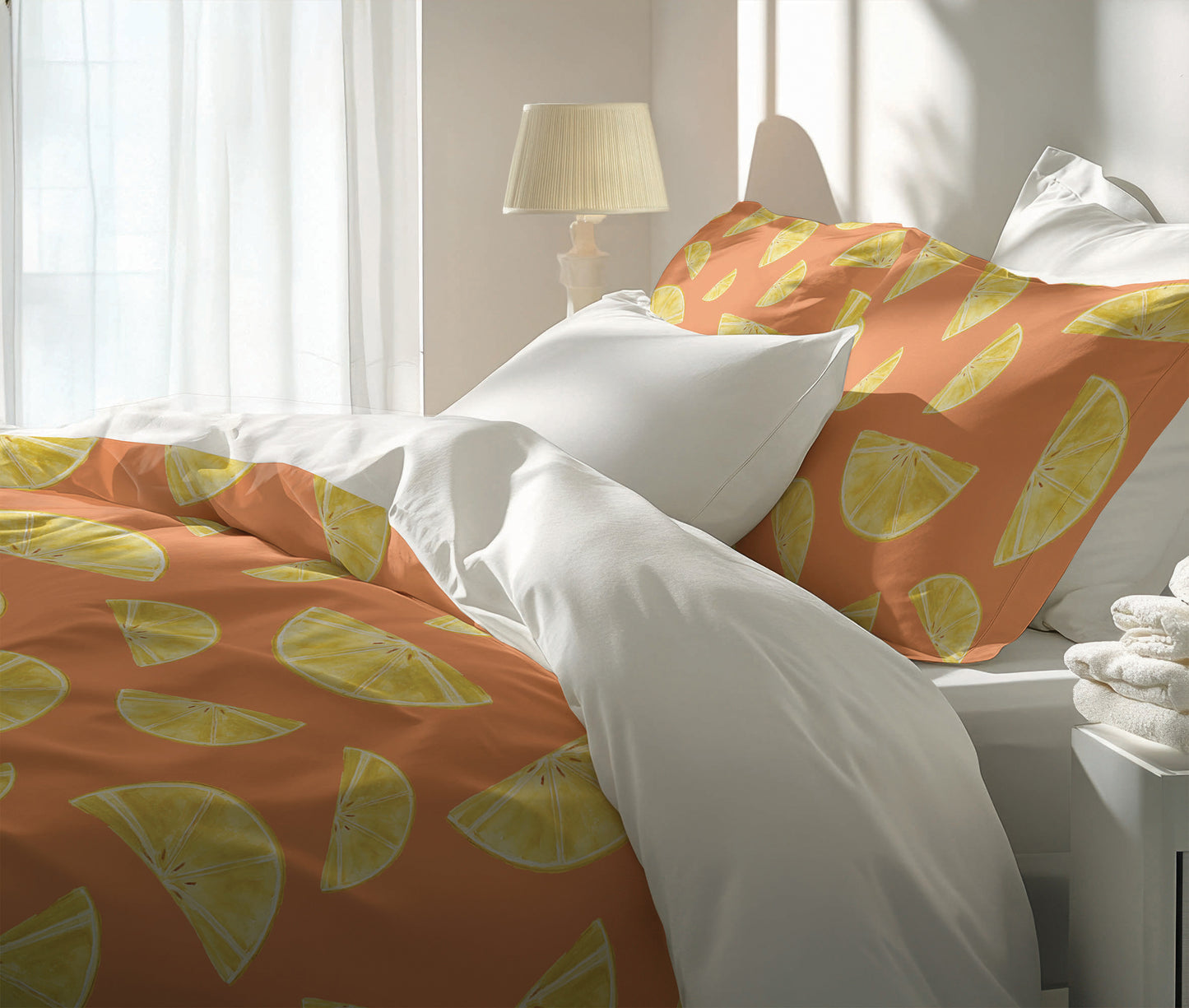 Summer Lemon Comforter Set