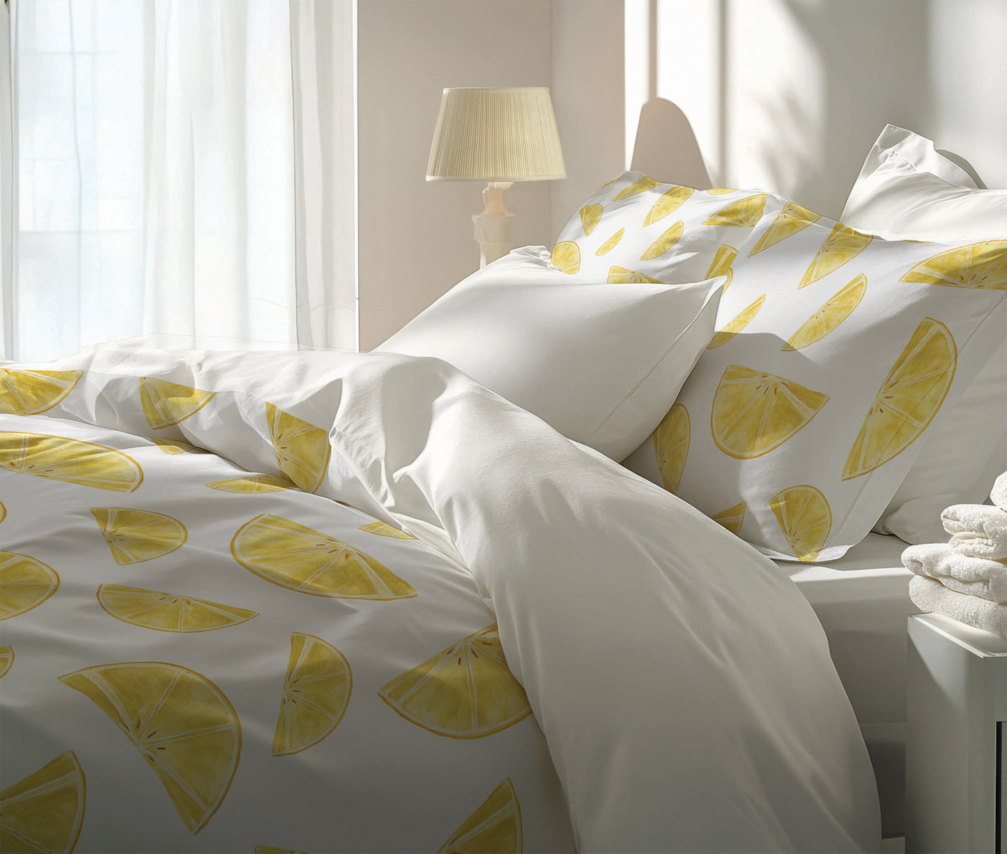 Summer Lemon Comforter Set
