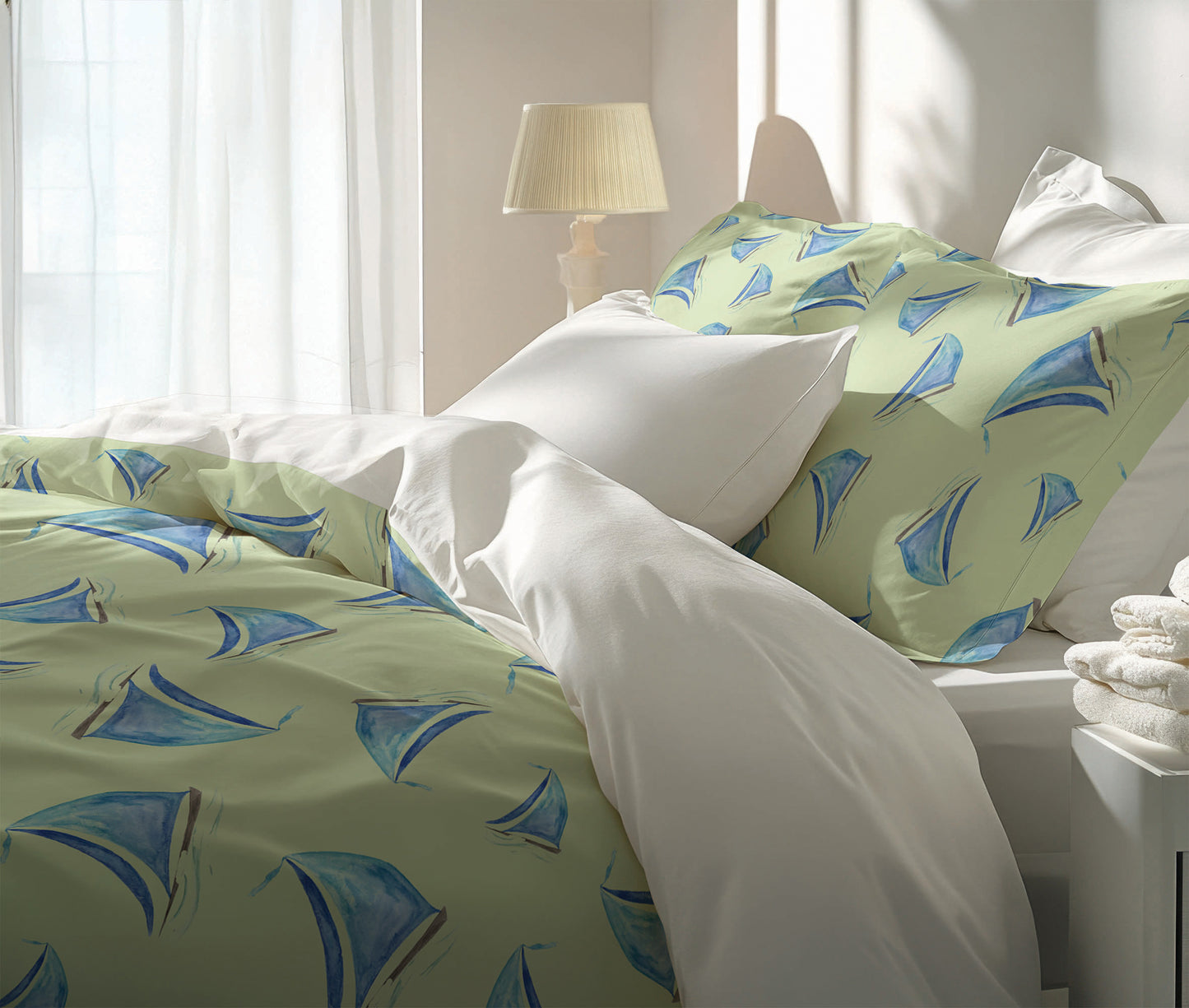 Summer Sailboats Comforter Set
