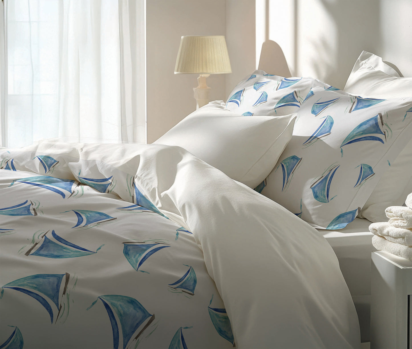 Summer Sailboats Comforter Set