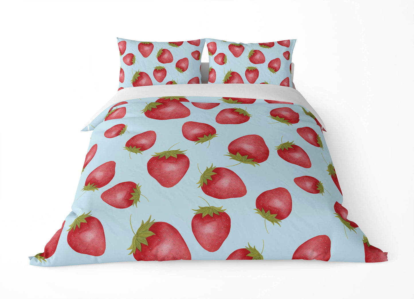 Summer Strawberries Comforter Set
