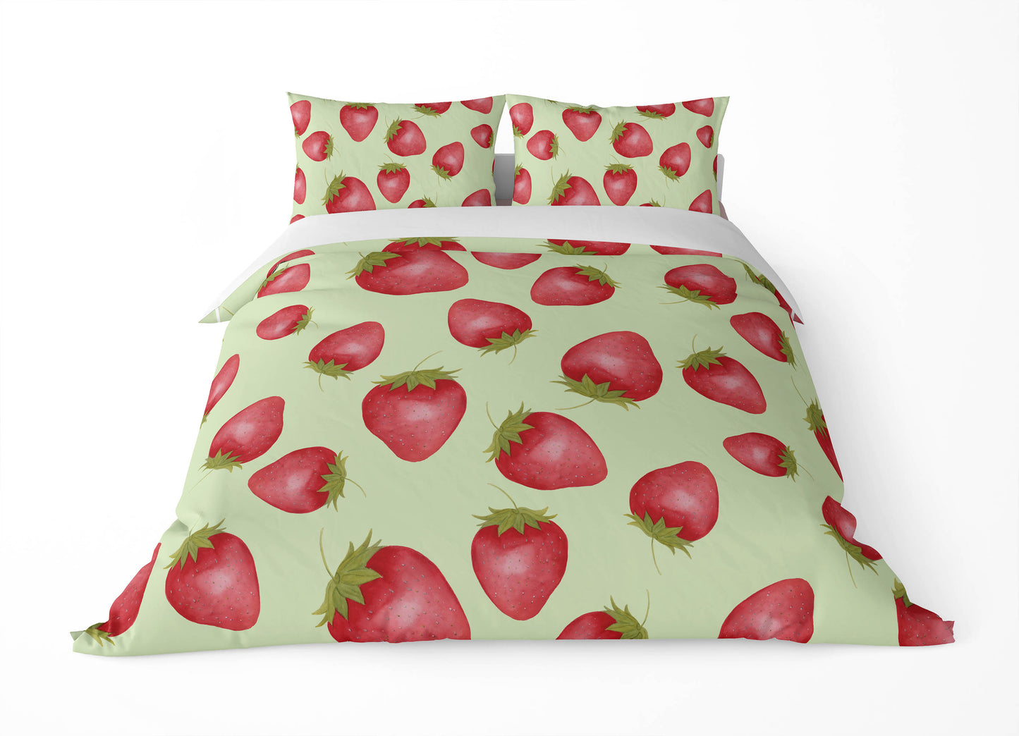 Summer Strawberries Comforter Set