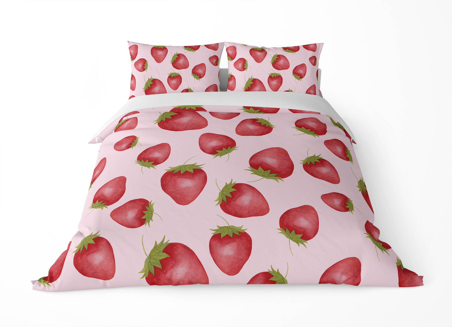 Summer Strawberries Comforter Set