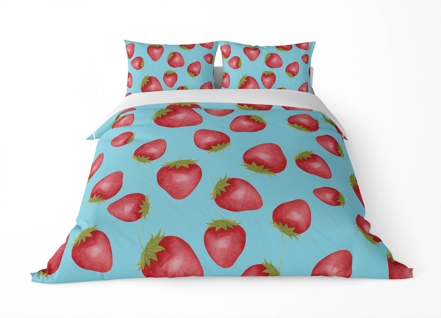Summer Strawberries Comforter Set