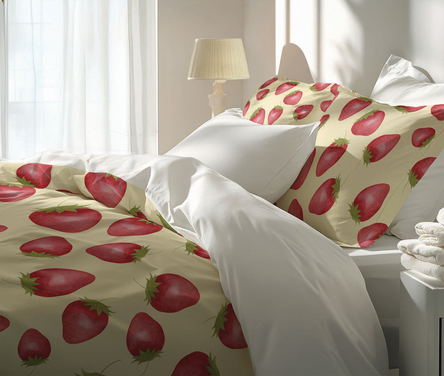 Summer Strawberries Comforter Set