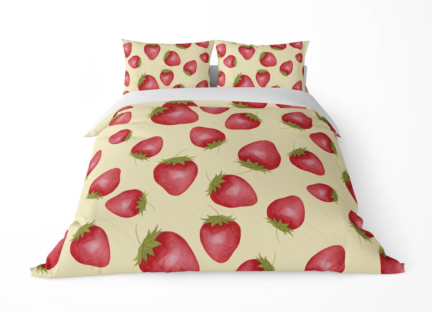 Summer Strawberries Comforter Set
