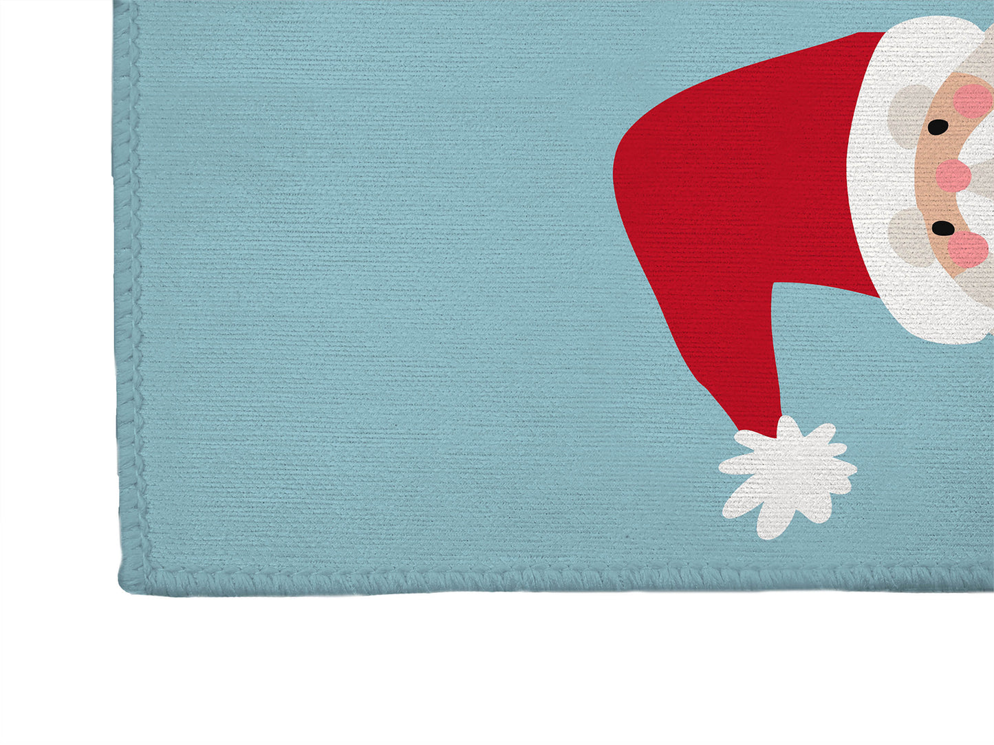 Santa & Snowflakes Seasonal Indoor Doormat