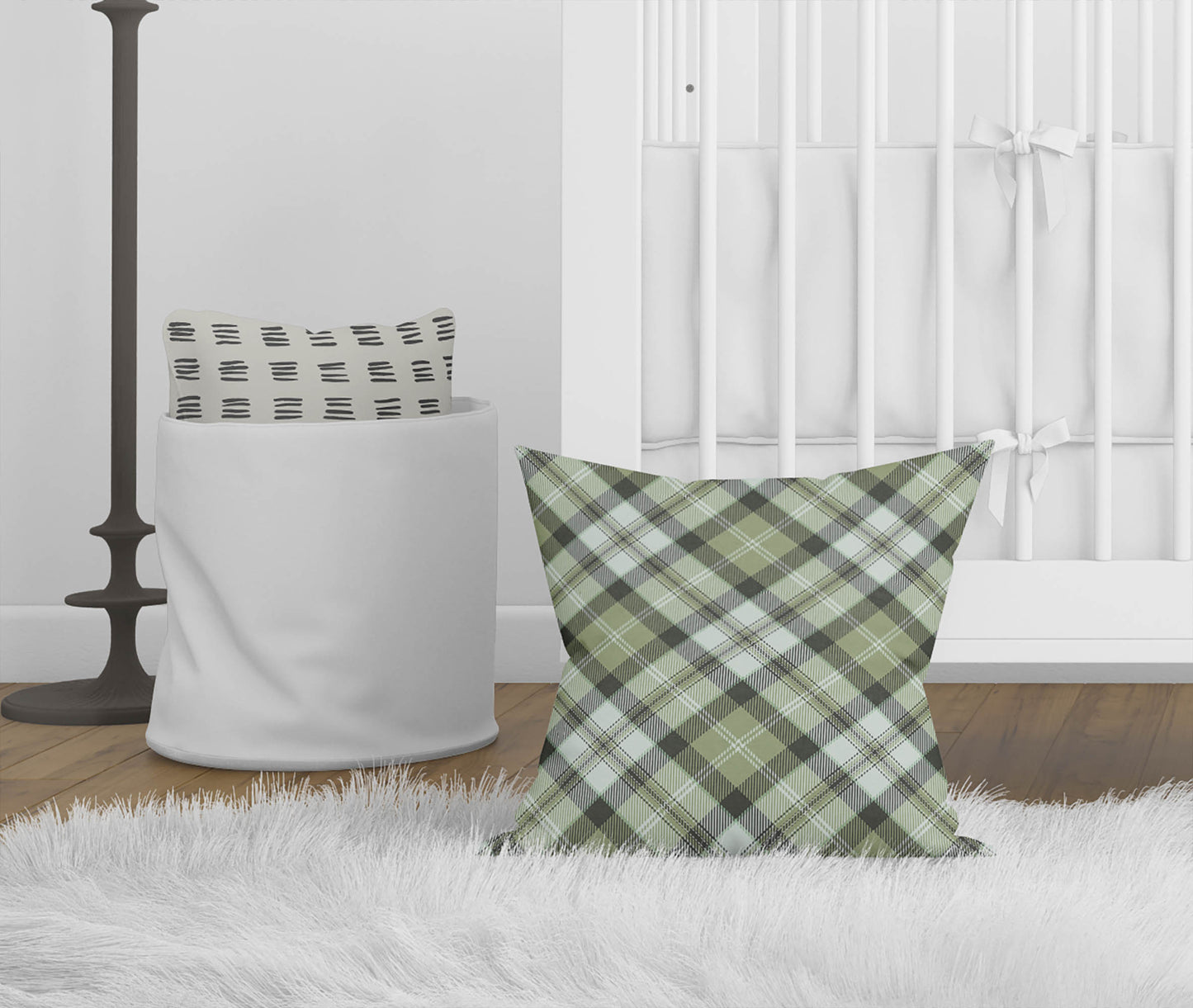 Anthony Plaid Throw Pillow
