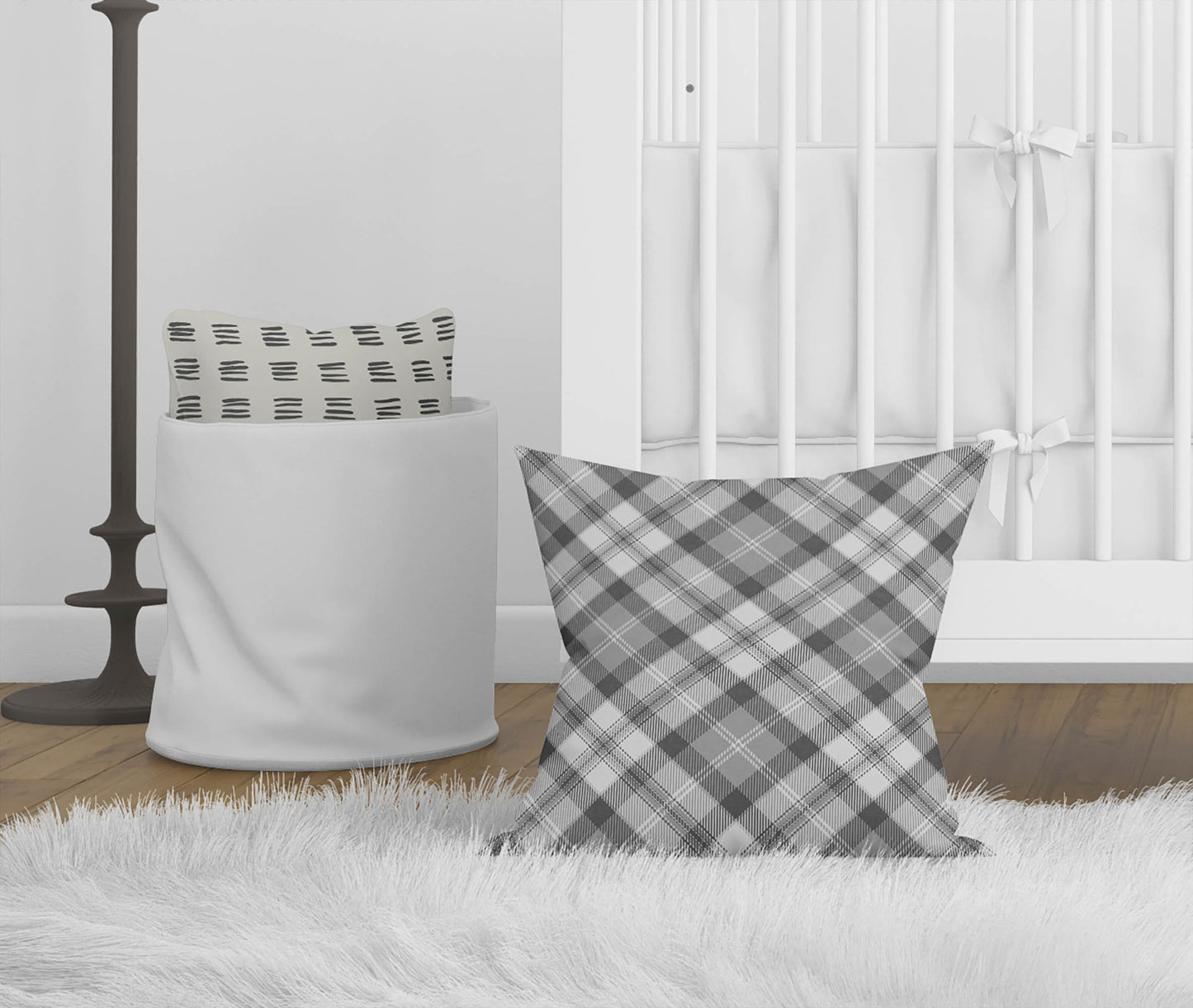 Anthony Plaid Throw Pillow