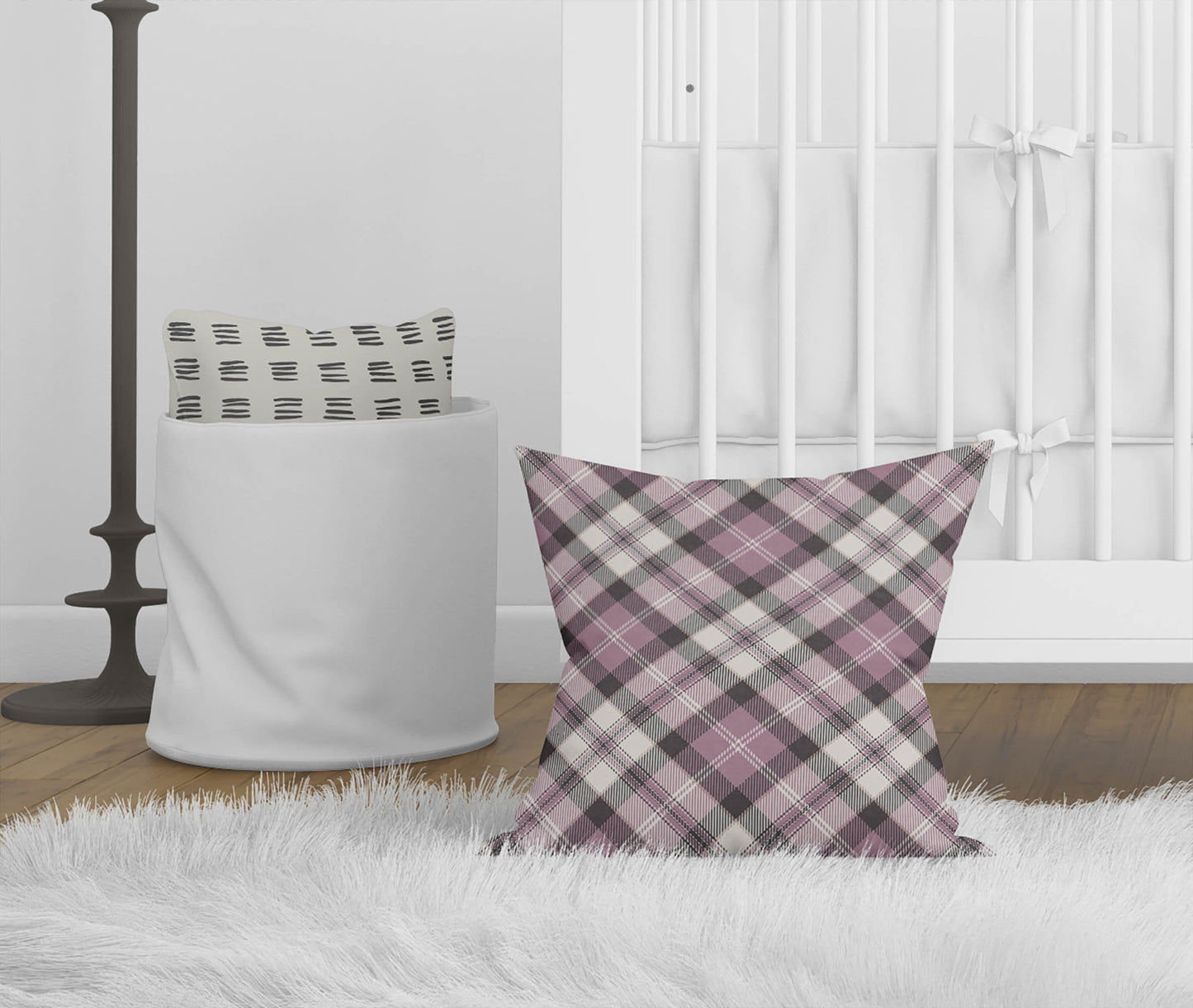 Anthony Plaid Throw Pillow