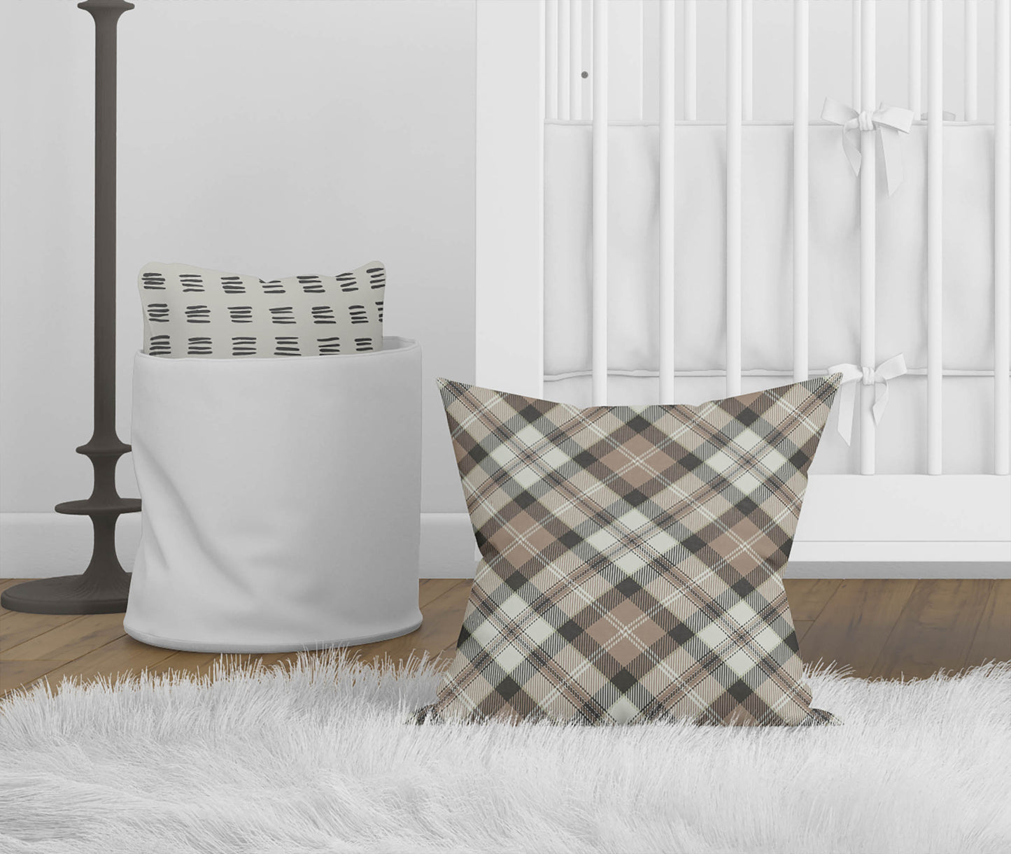 Anthony Plaid Throw Pillow