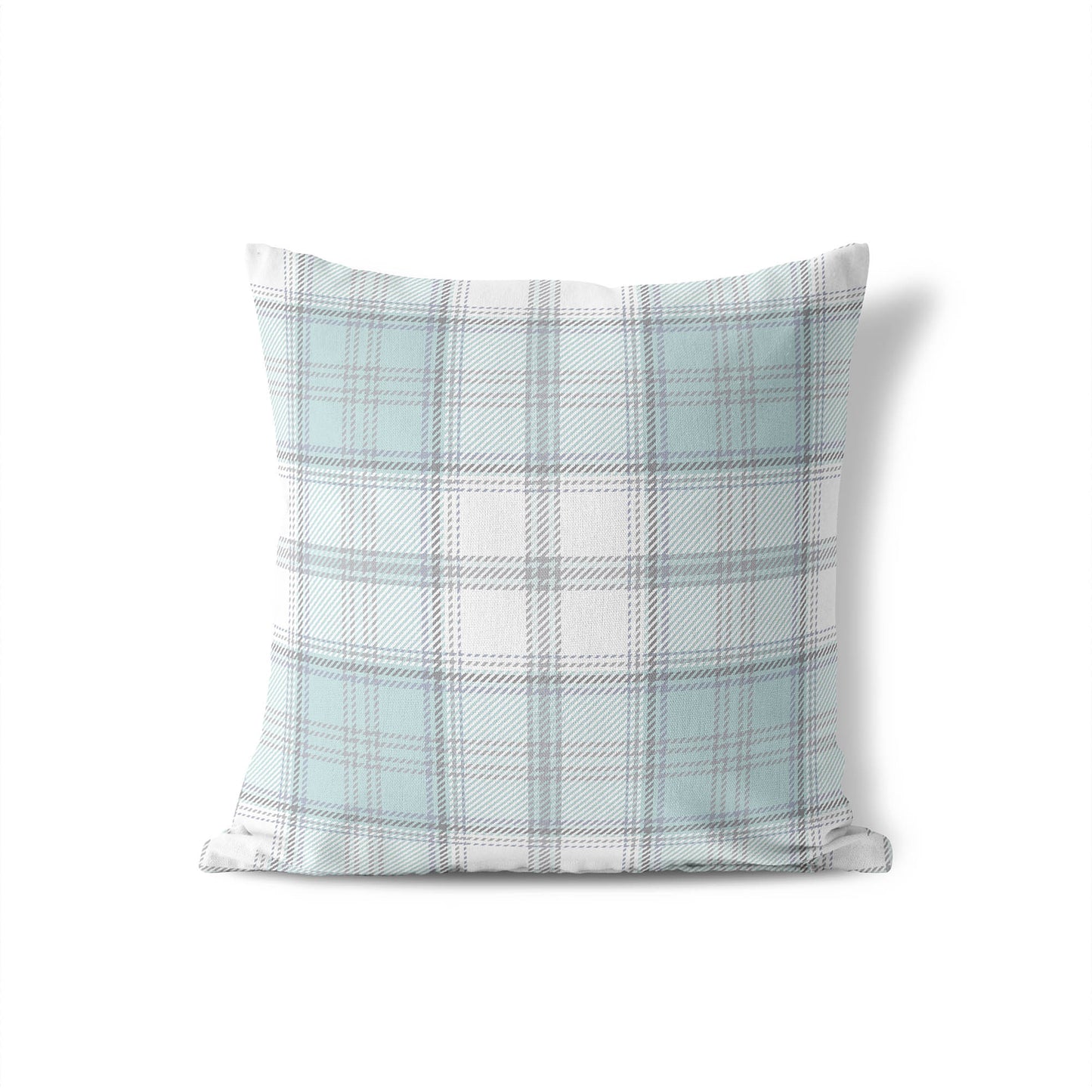 Bully Plaid Throw Pillow