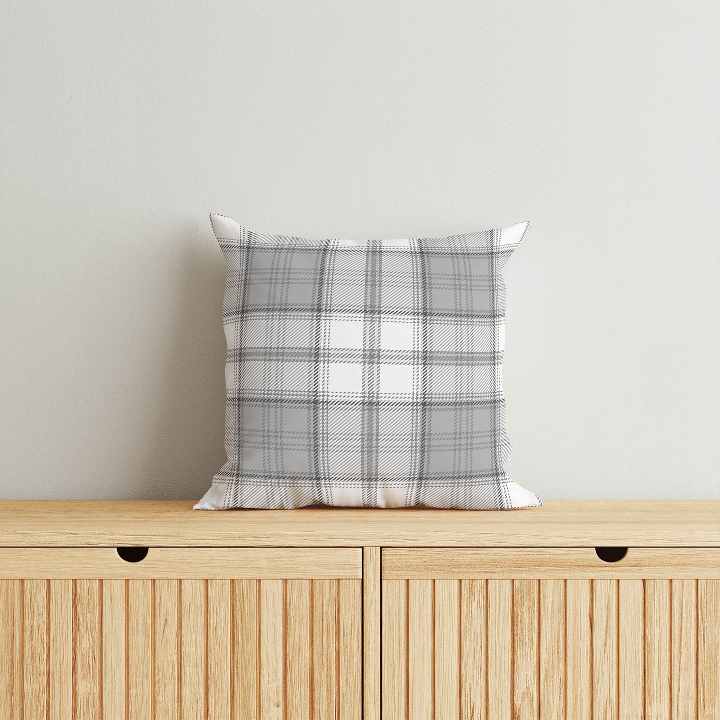 Bully Plaid Throw Pillow