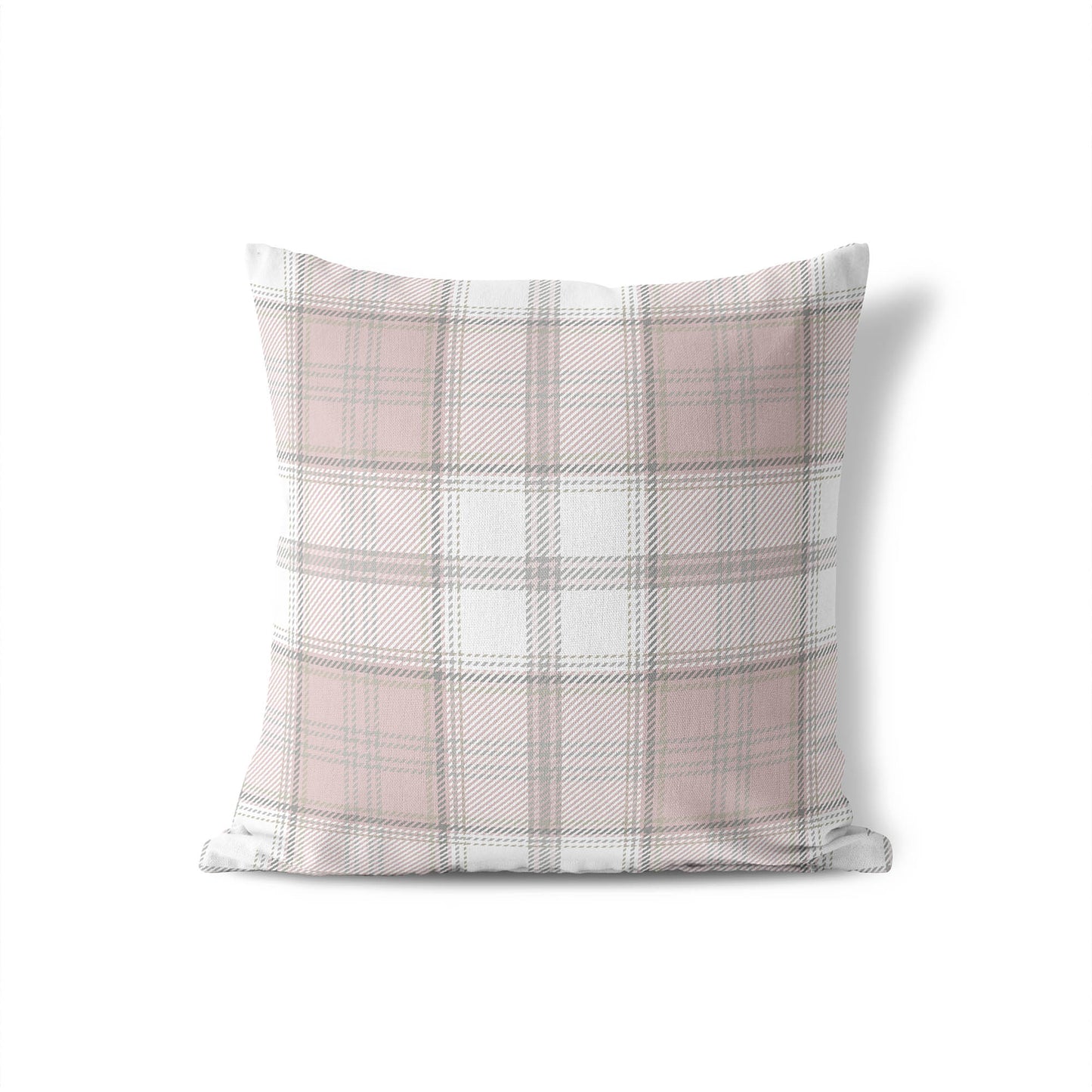 Bully Plaid Throw Pillow