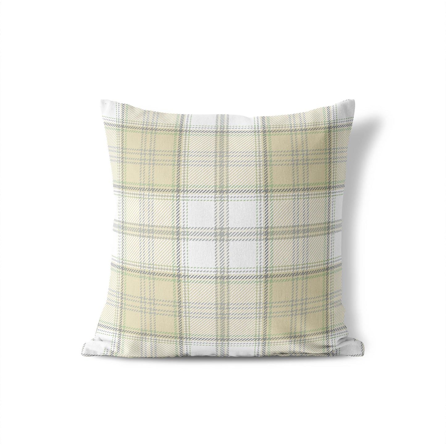 Bully Plaid Throw Pillow