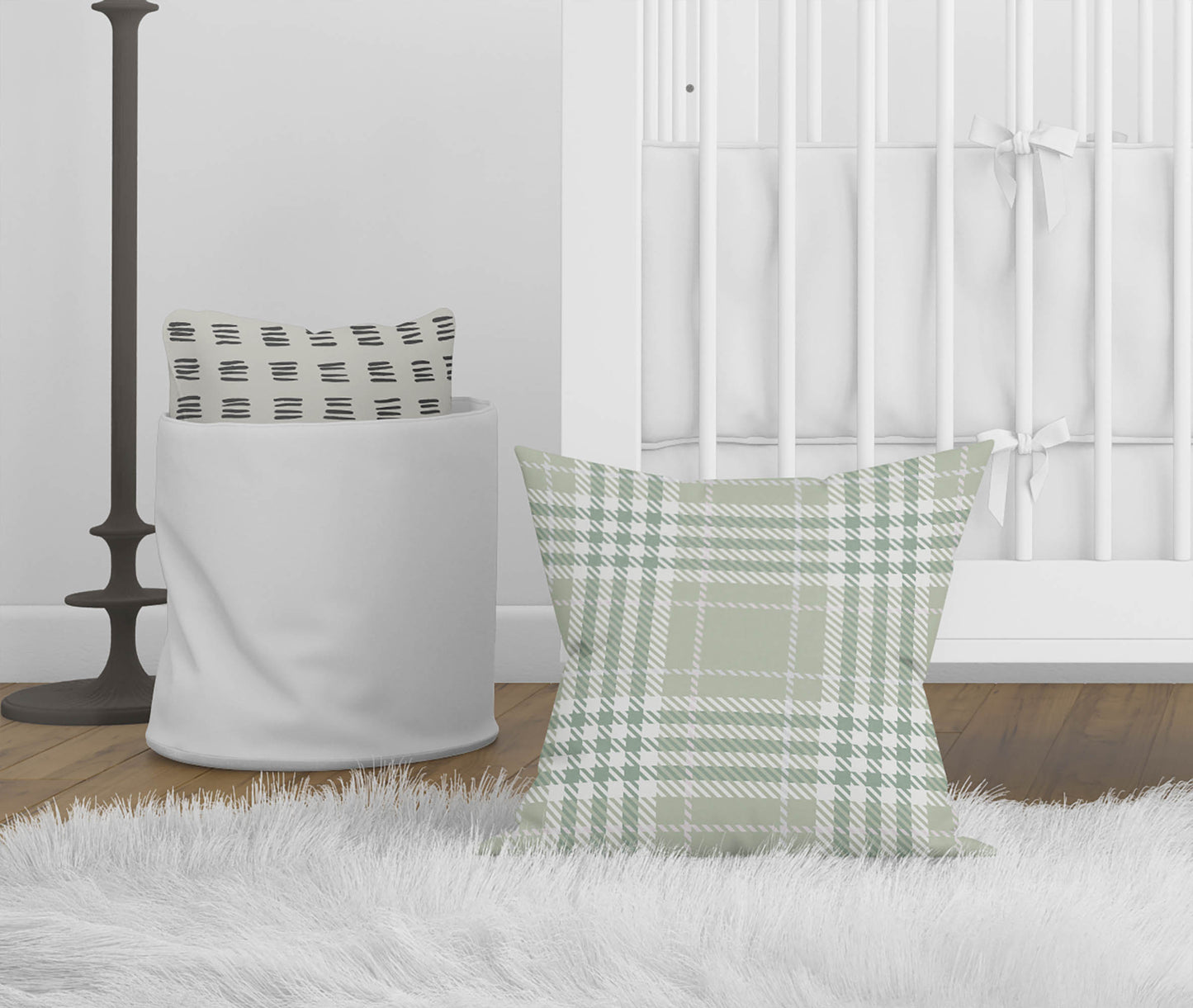 Christopher Plaid Throw Pillow