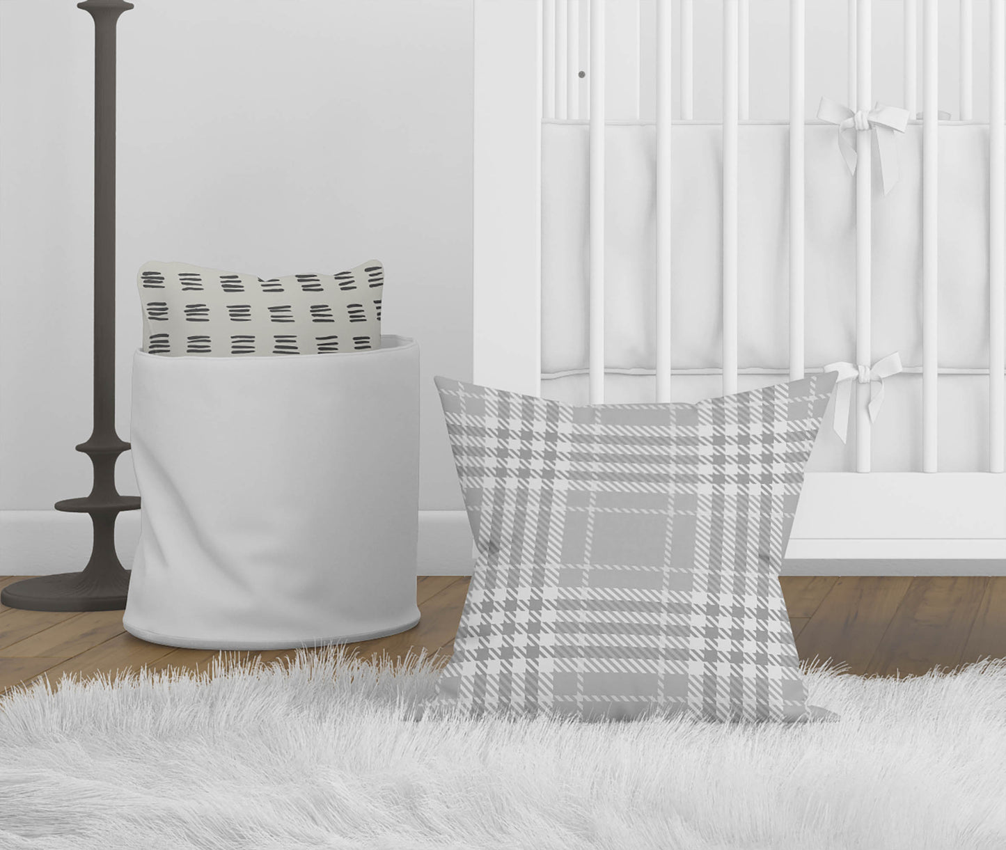 Christopher Plaid Throw Pillow
