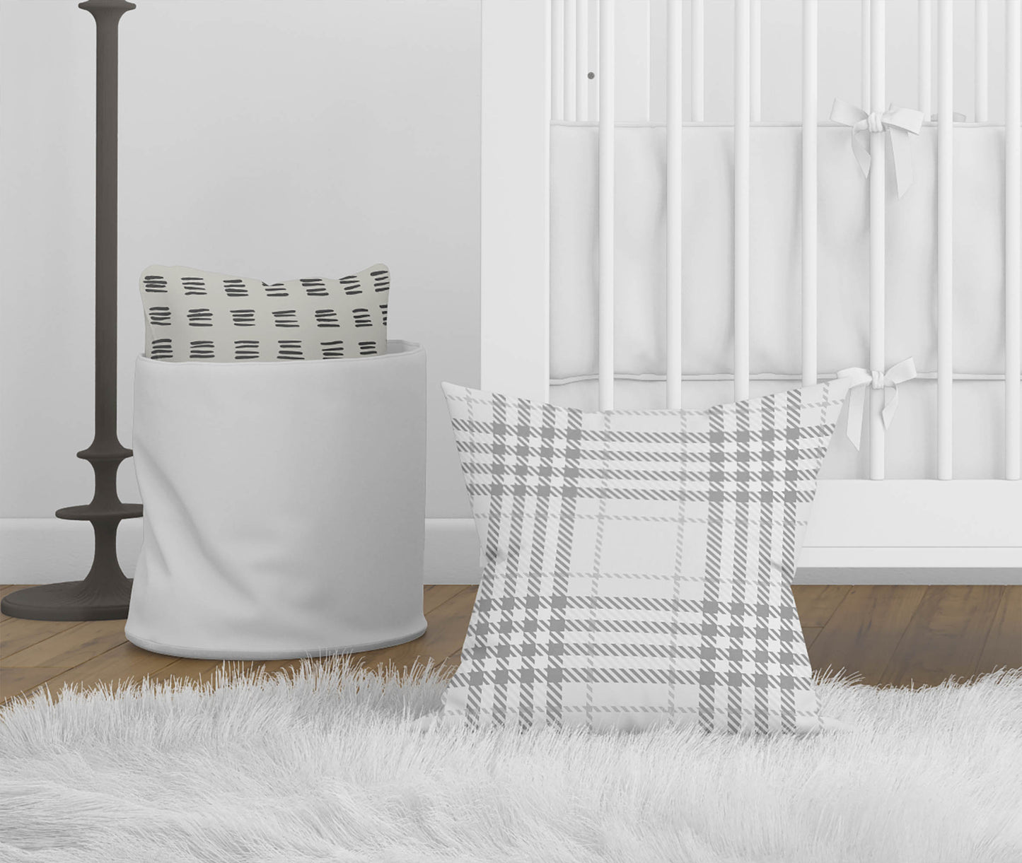 Christopher Plaid Throw Pillow