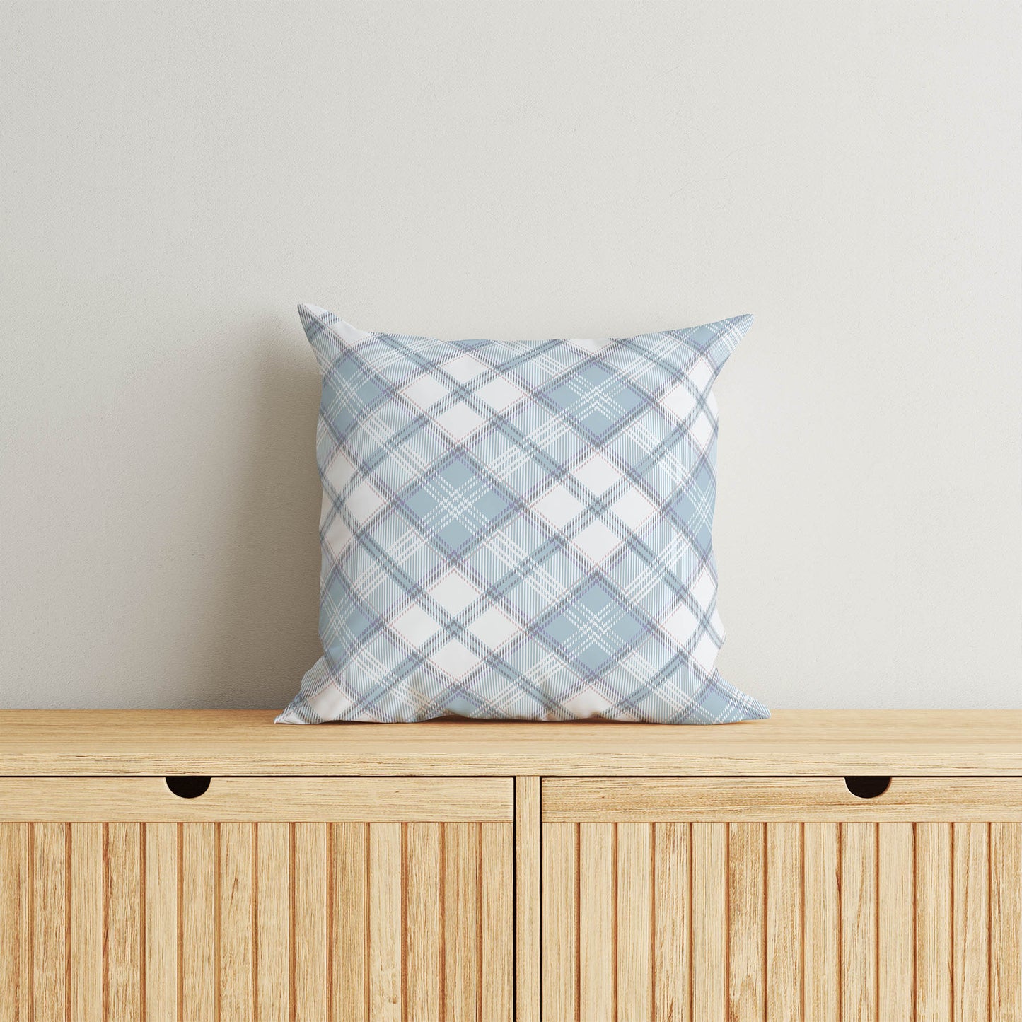 Diamond Plaid Throw Pillow