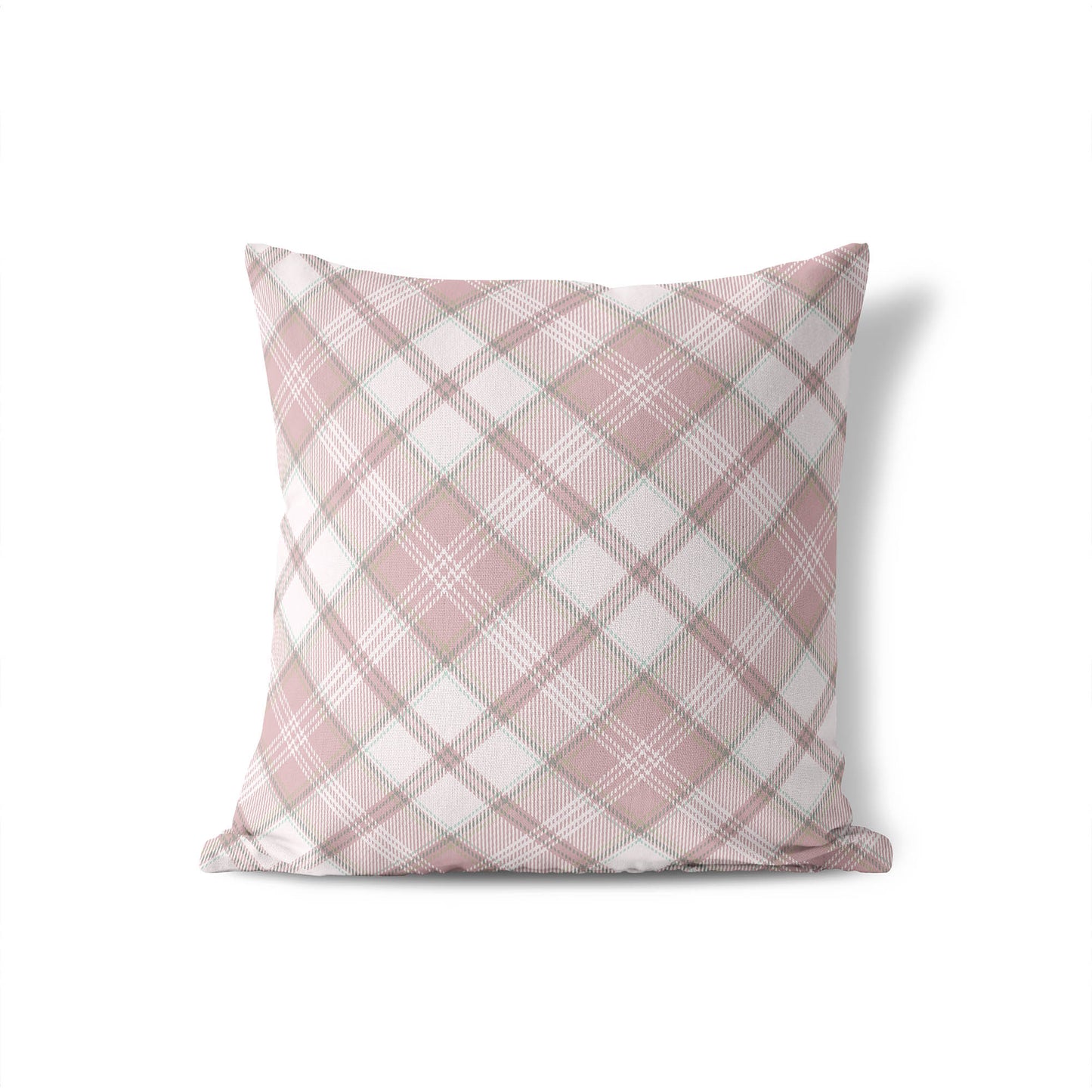 Diamond Plaid Throw Pillow
