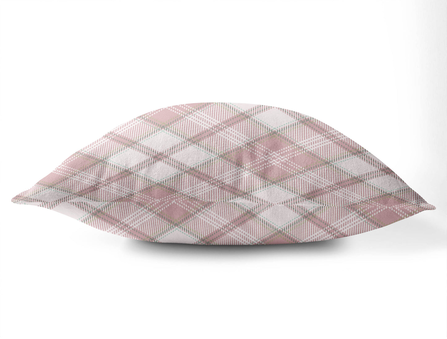 Diamond Plaid Throw Pillow