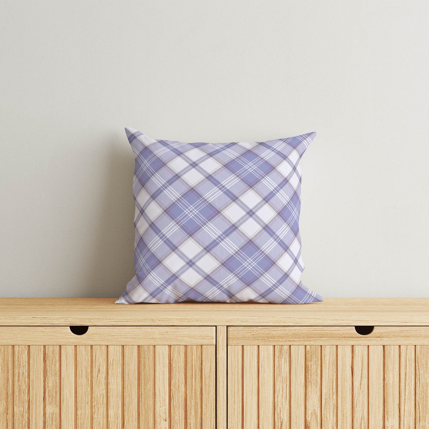Diamond Plaid Throw Pillow