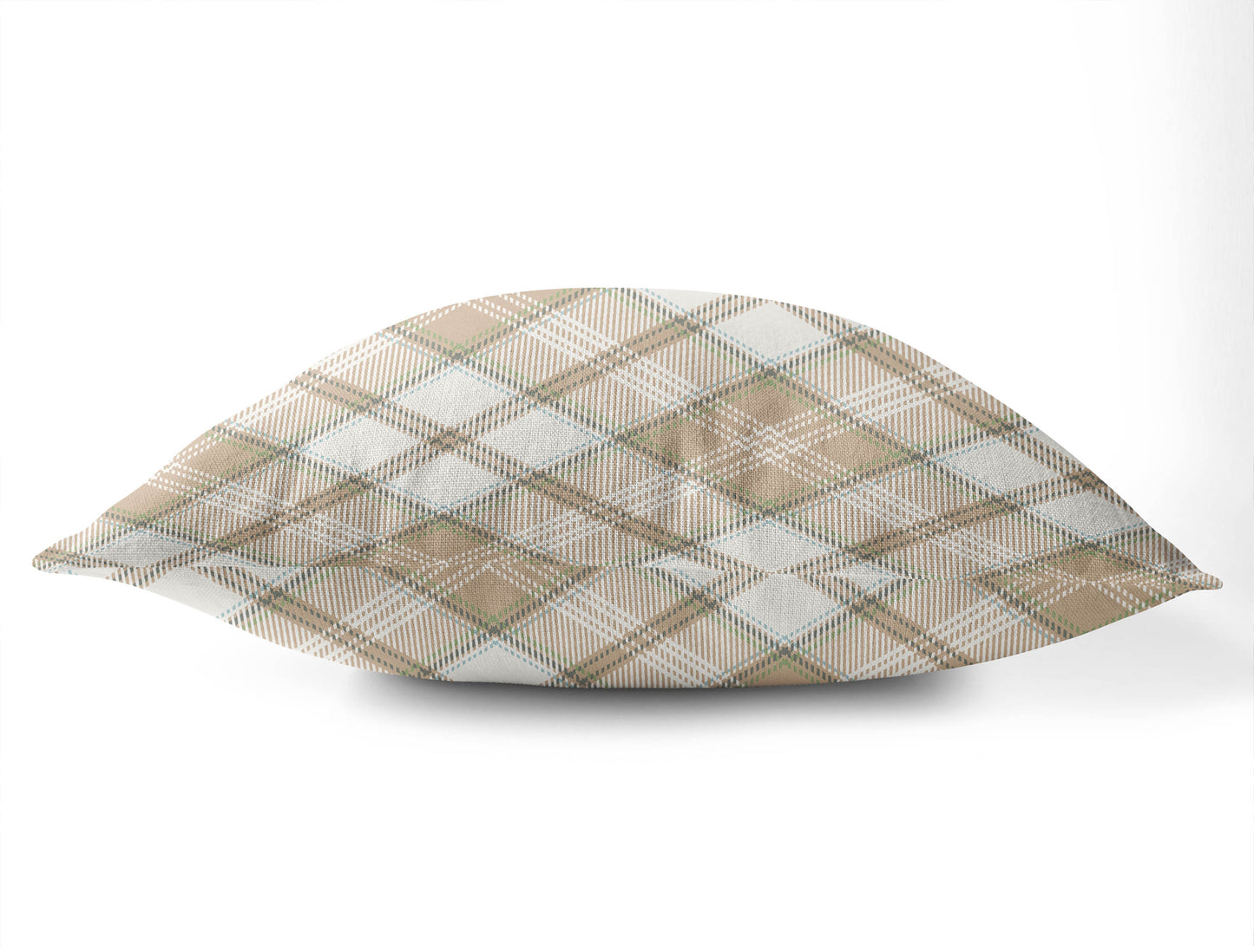 Diamond Plaid Throw Pillow
