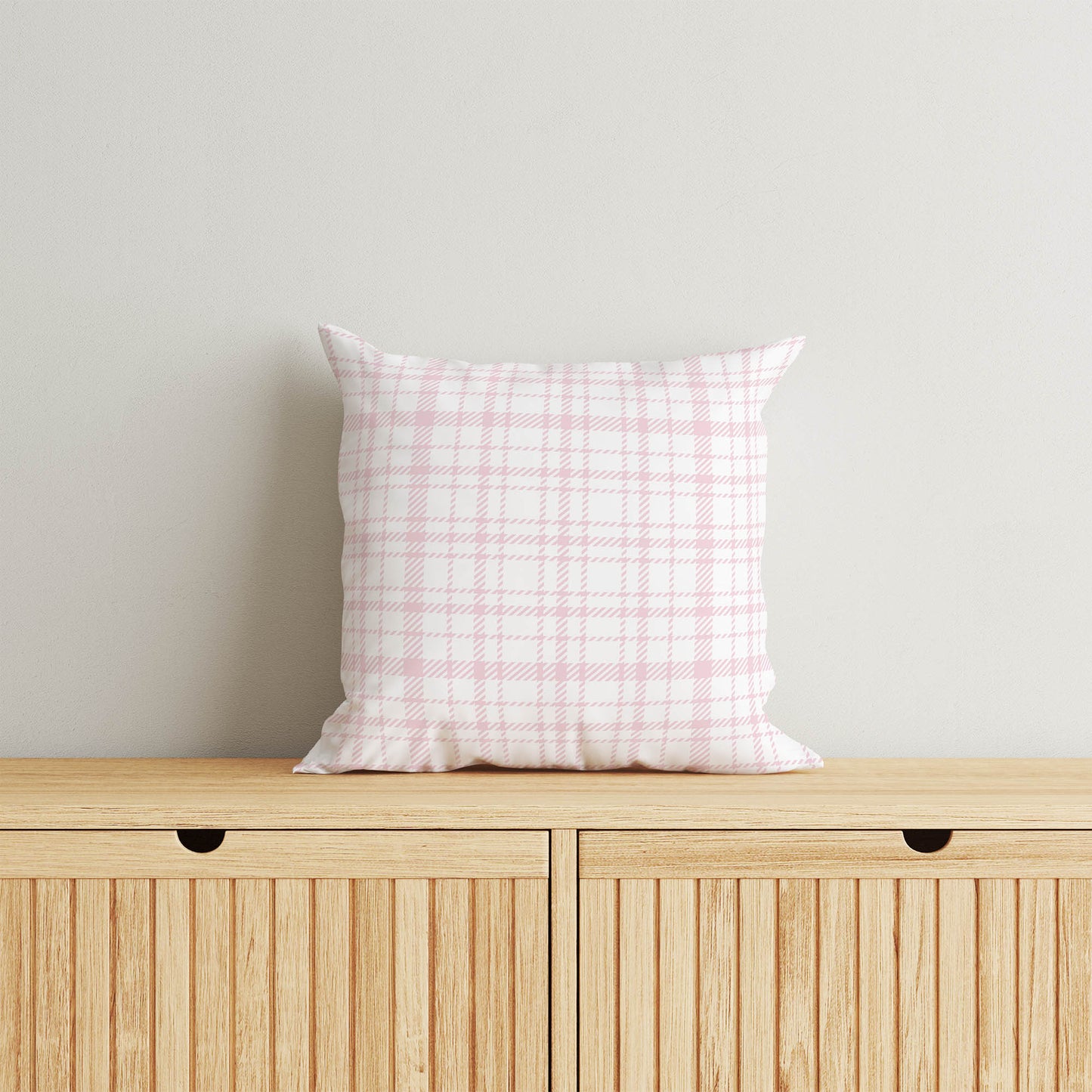 Liz Plaid Throw Pillow