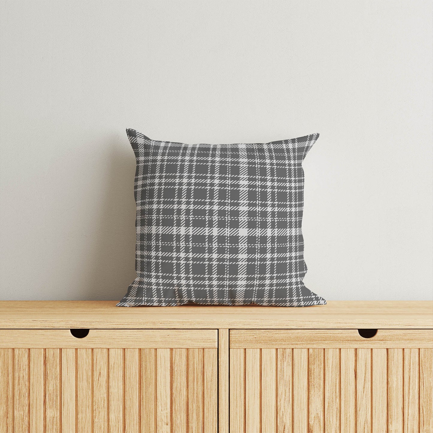 Rocky Tartan Throw Pillow