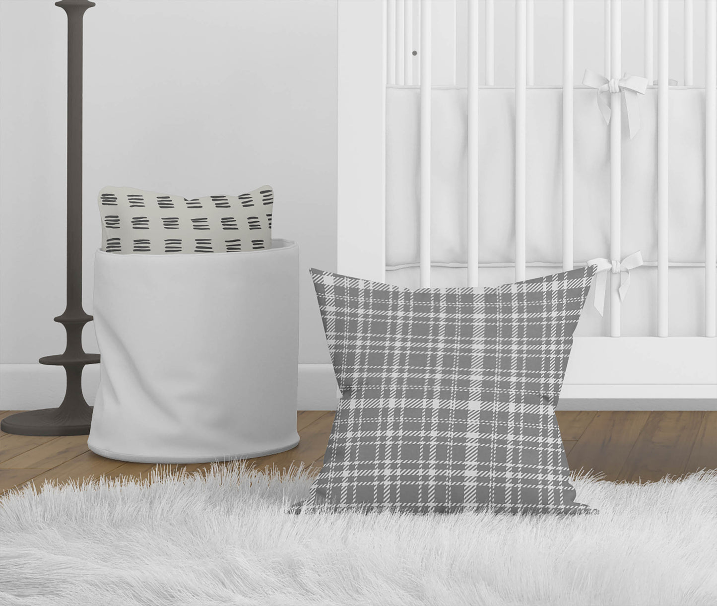 Rocky Tartan Throw Pillow
