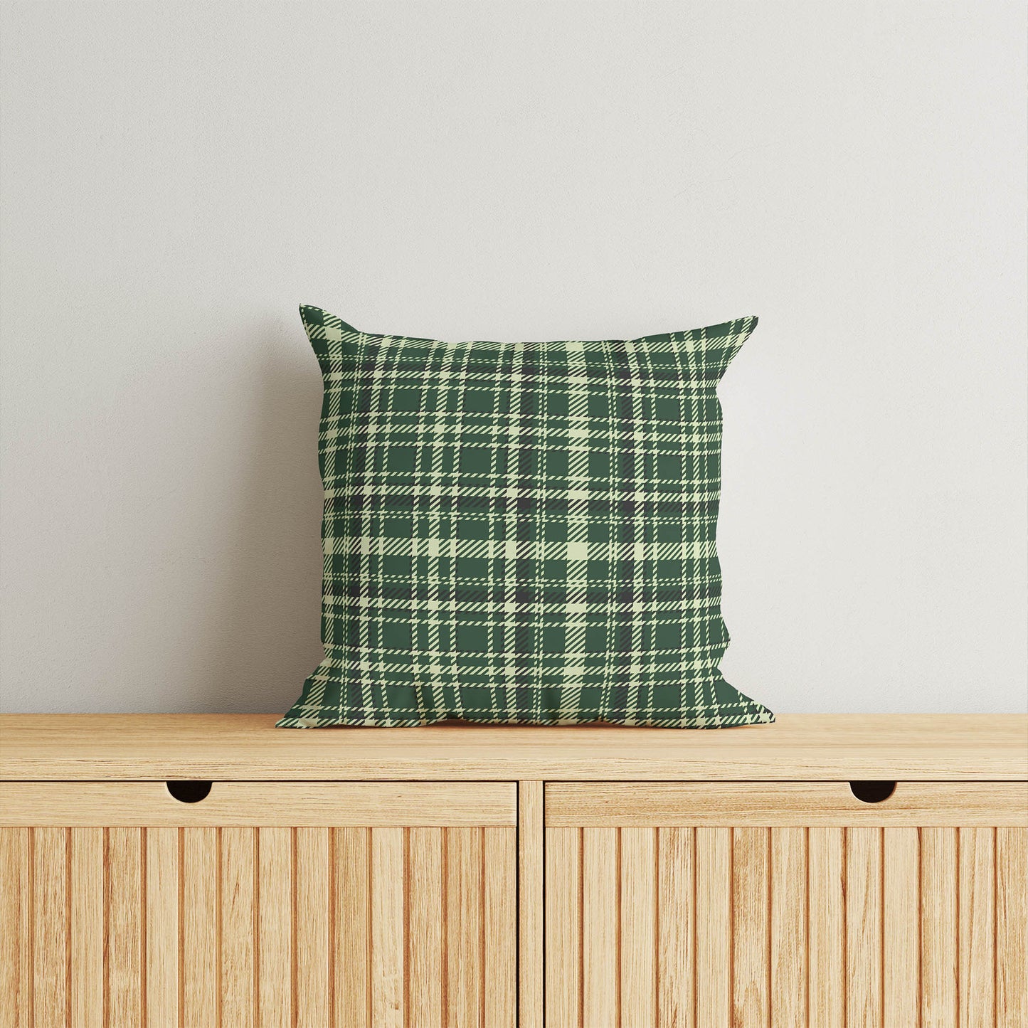 Rocky Tartan Throw Pillow