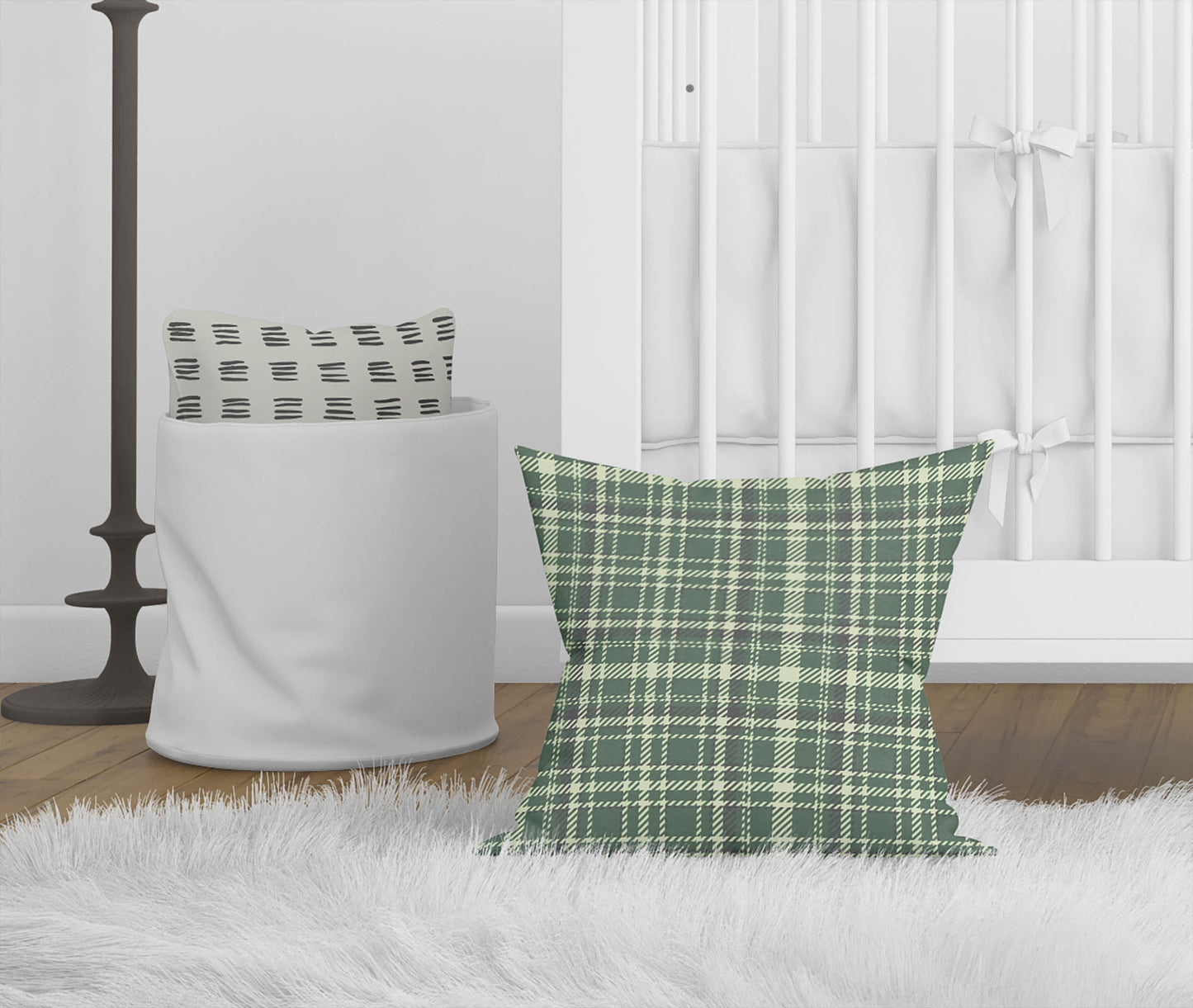 Rocky Tartan Throw Pillow