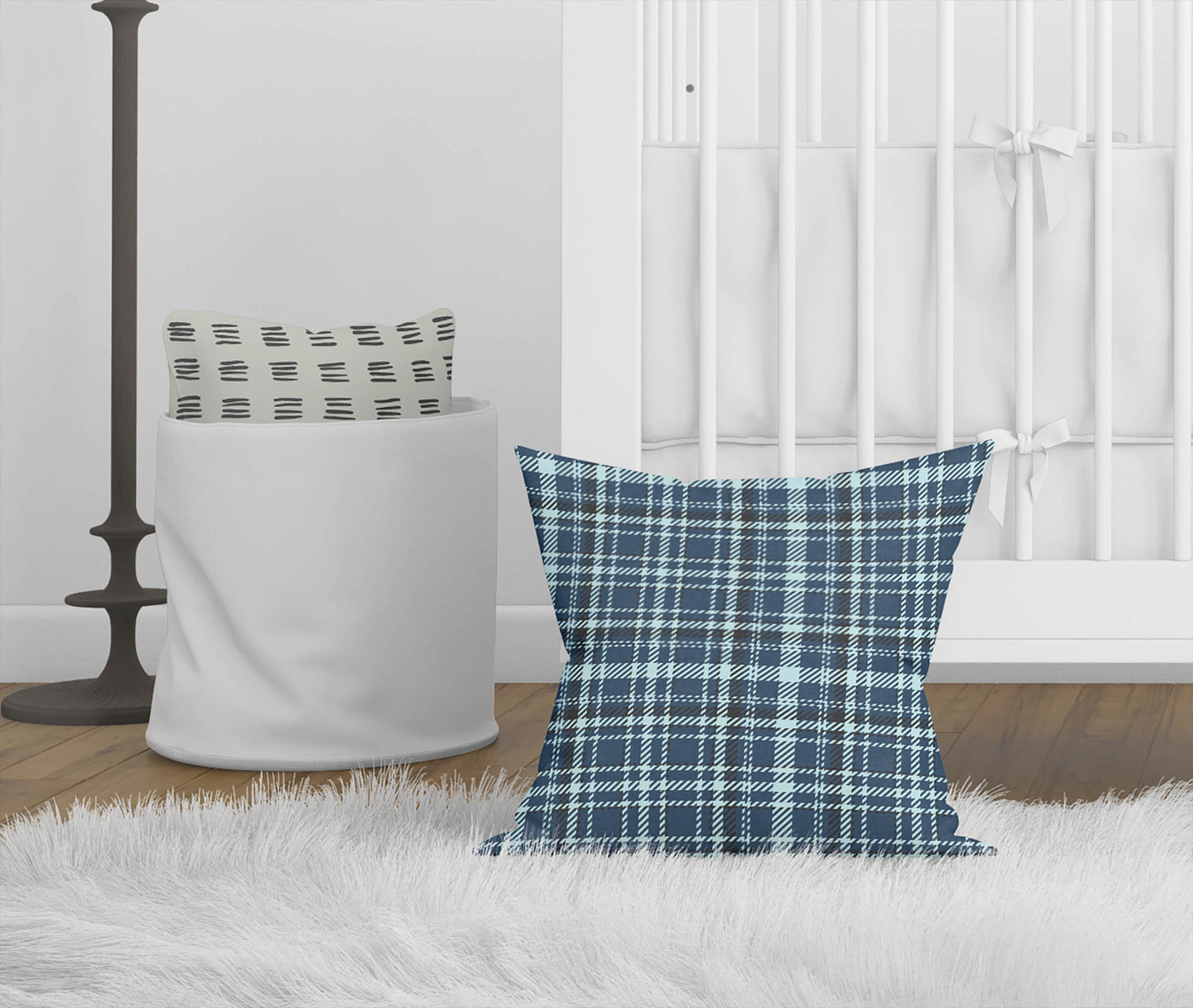 Rocky Tartan Throw Pillow