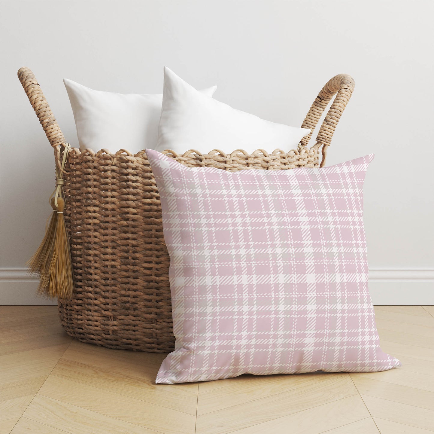 Rocky Tartan Throw Pillow