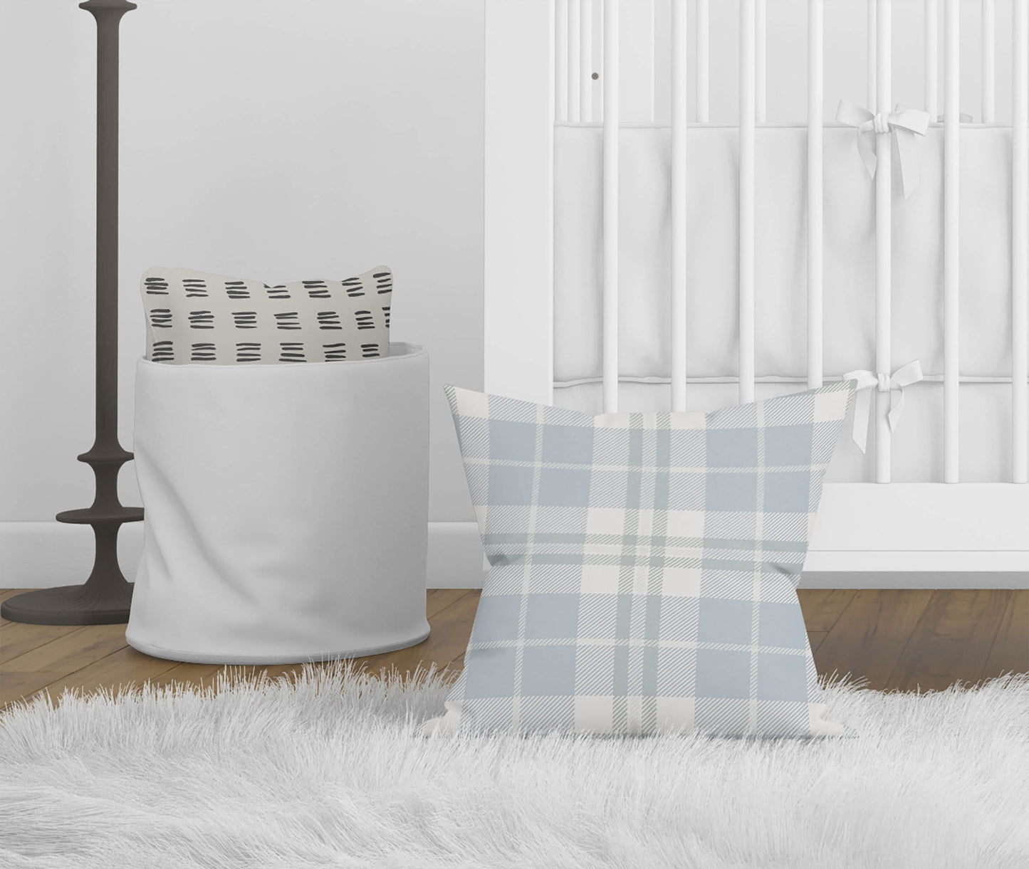 Tartan Block Throw Pillow