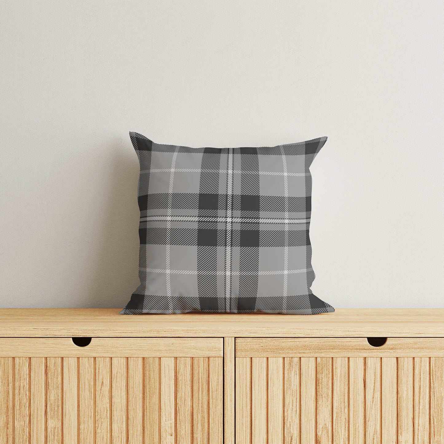 Tartan Block Throw Pillow