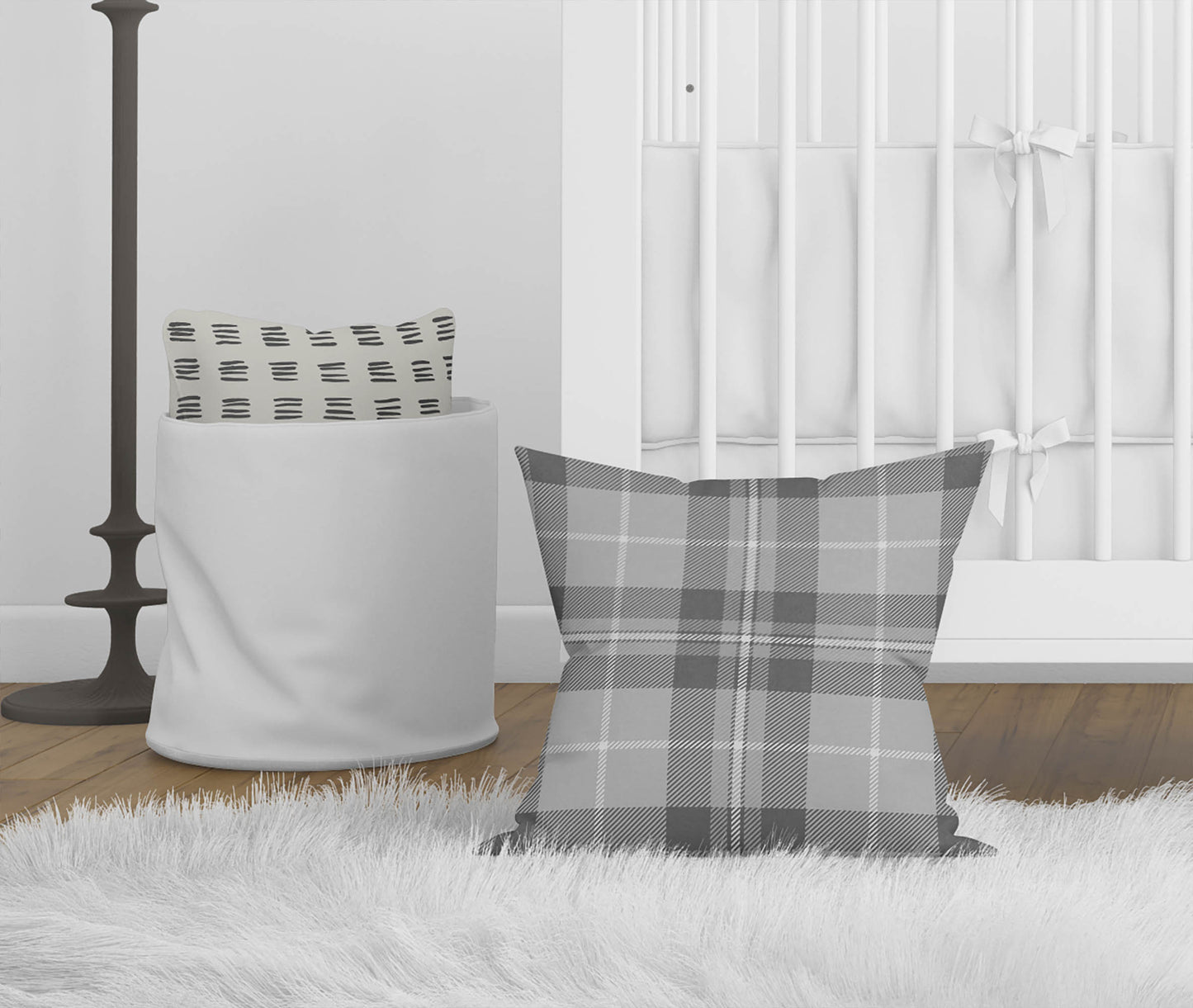 Tartan Block Throw Pillow