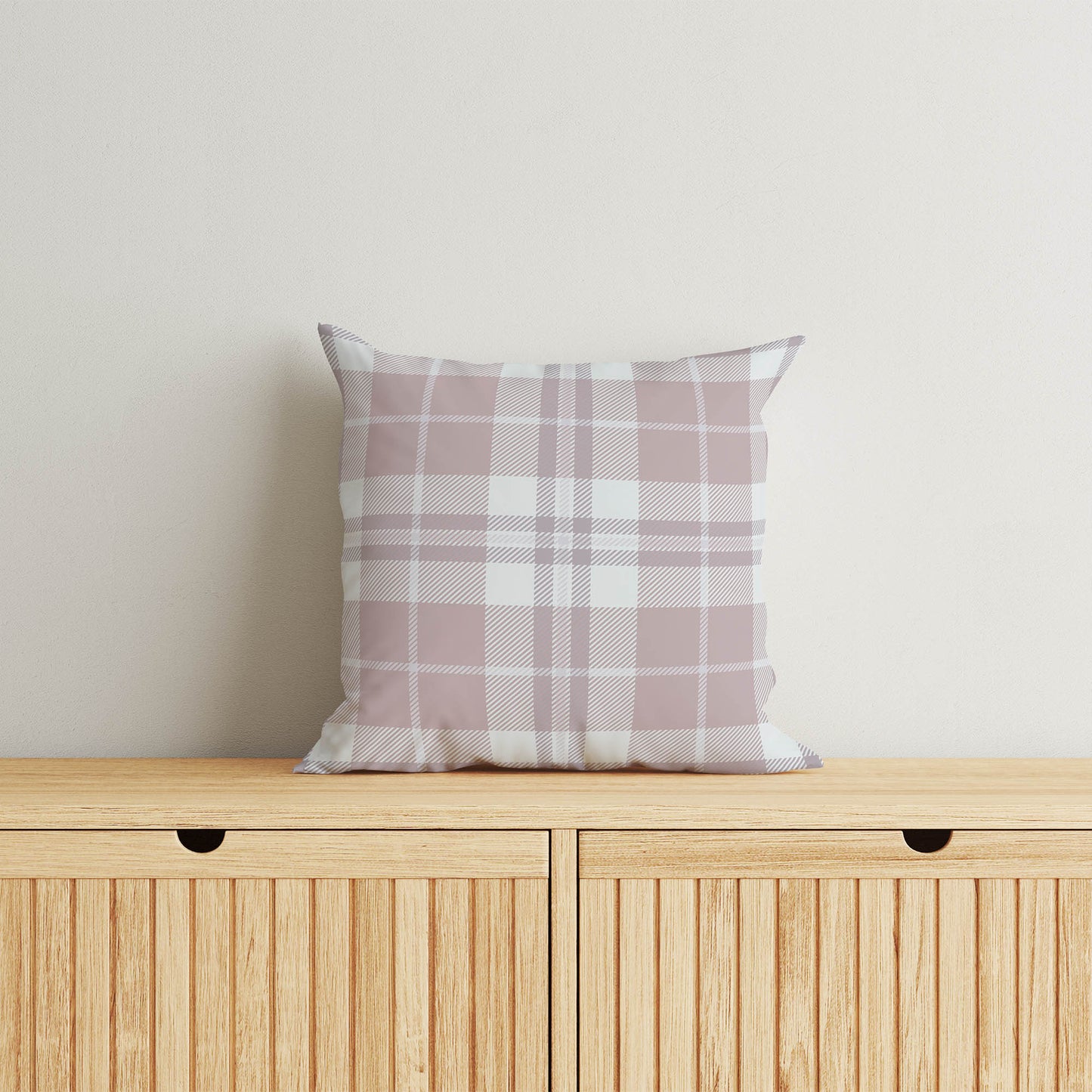 Tartan Block Throw Pillow
