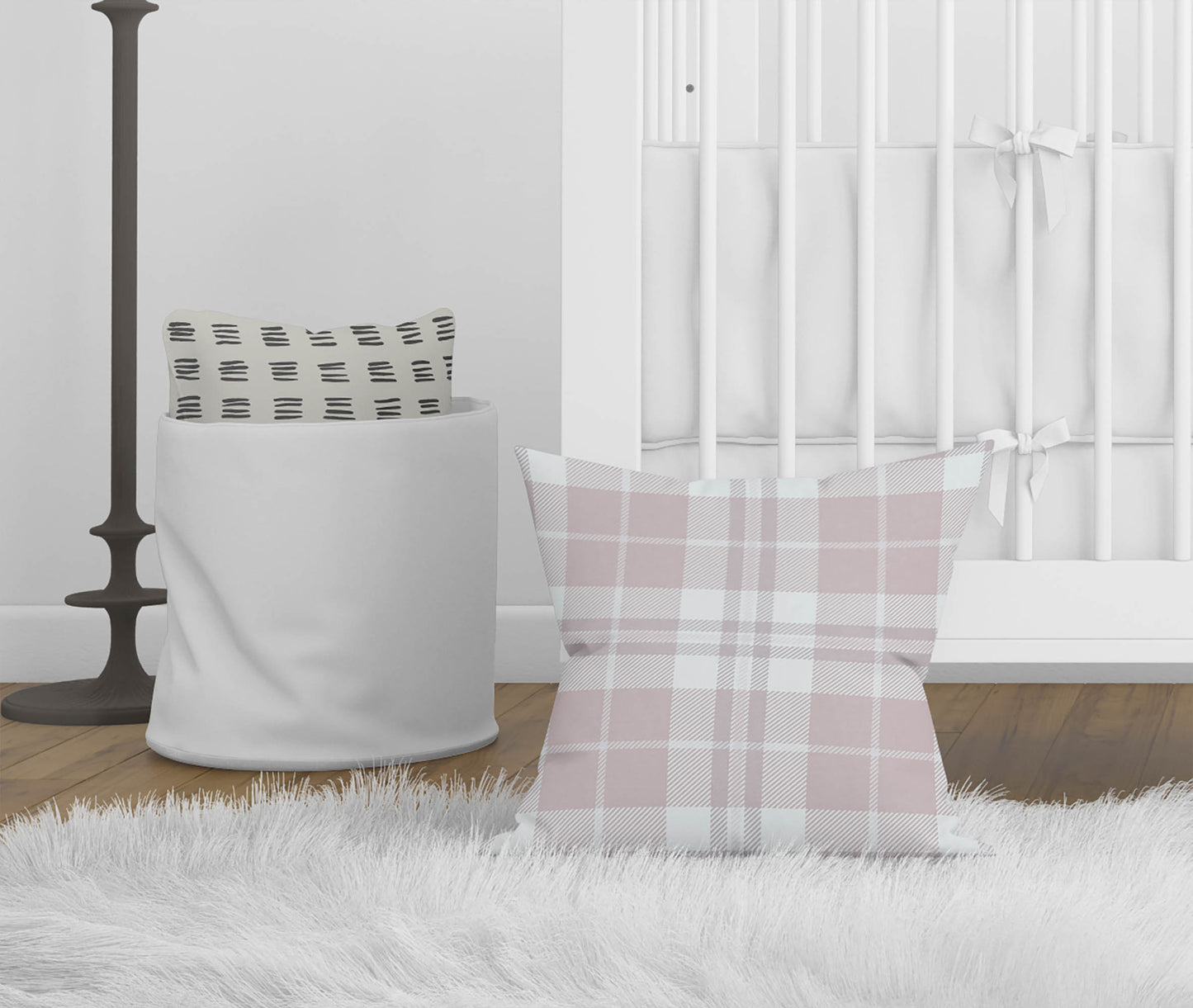 Tartan Block Throw Pillow