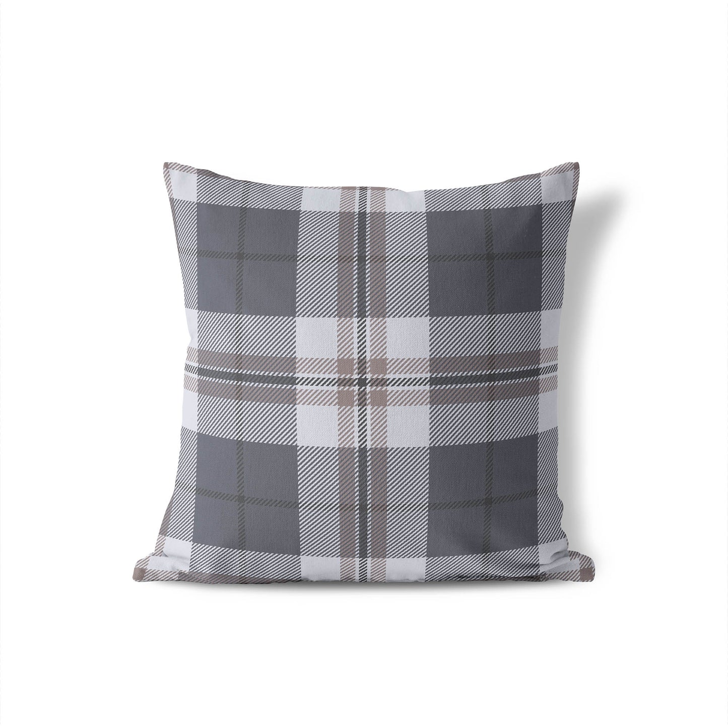 Tartan Block Throw Pillow