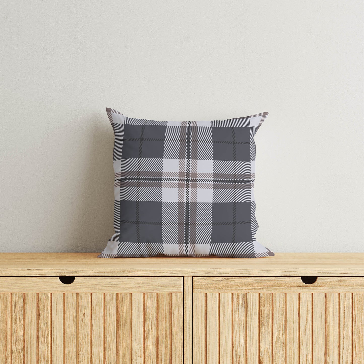 Tartan Block Throw Pillow