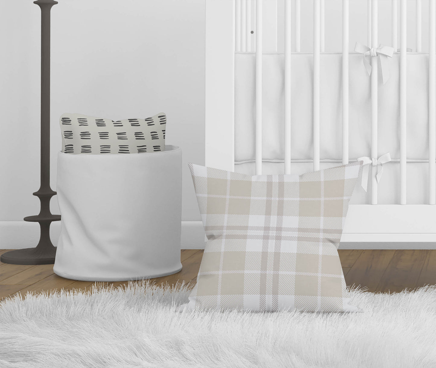 Tartan Block Throw Pillow